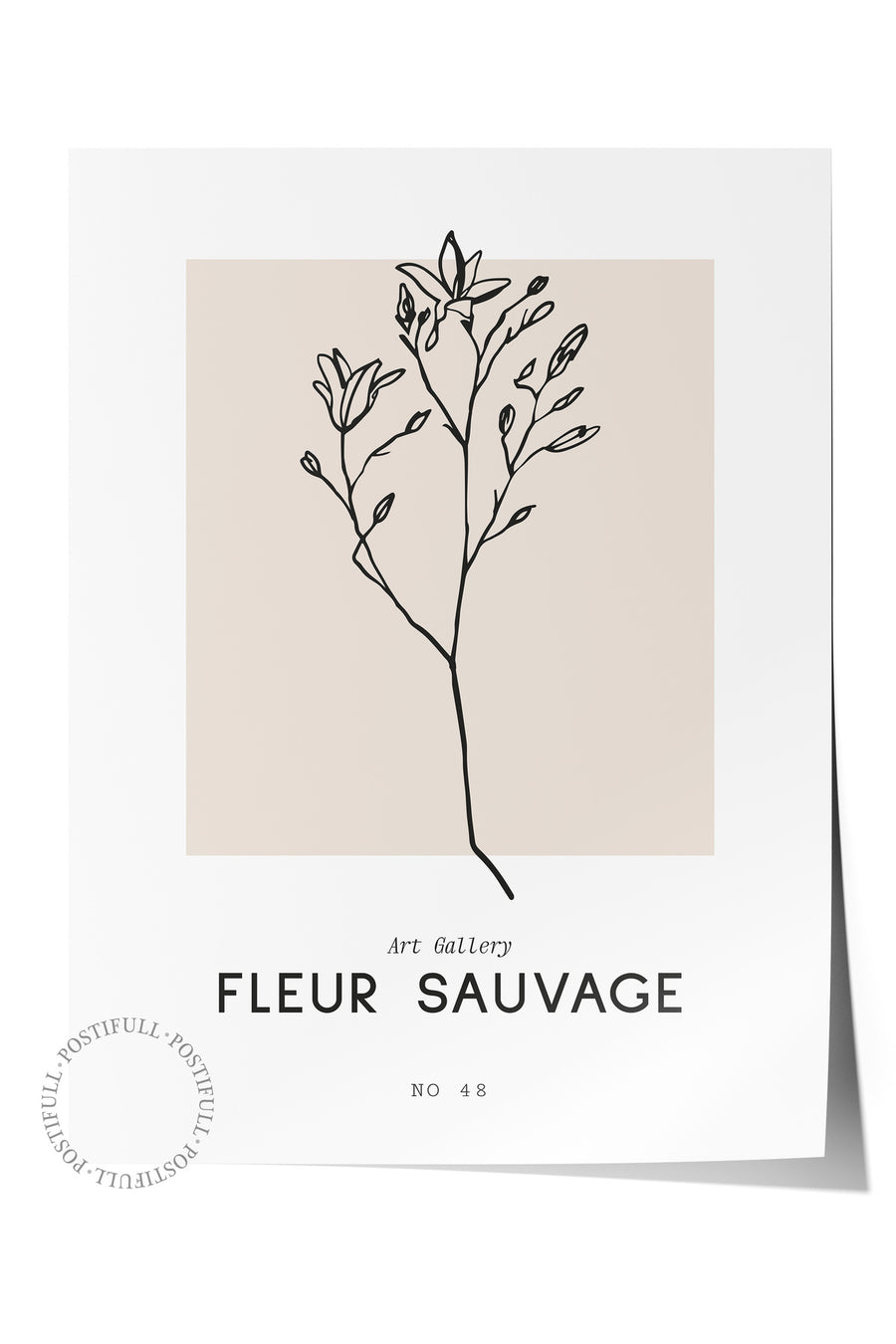 Soft Boho Çerçevesiz Duvar Posteri, İskandinav Temalı Poster - Salon, Mutfak ve Yatak Odası Dekoru