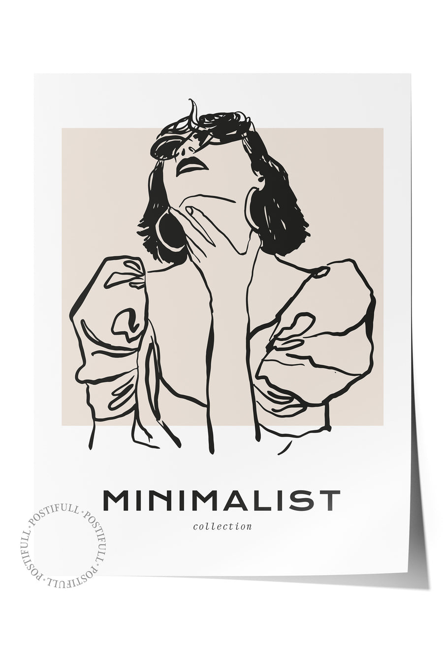 Minimalist Bohem & Boho Çerçevesiz Poster
