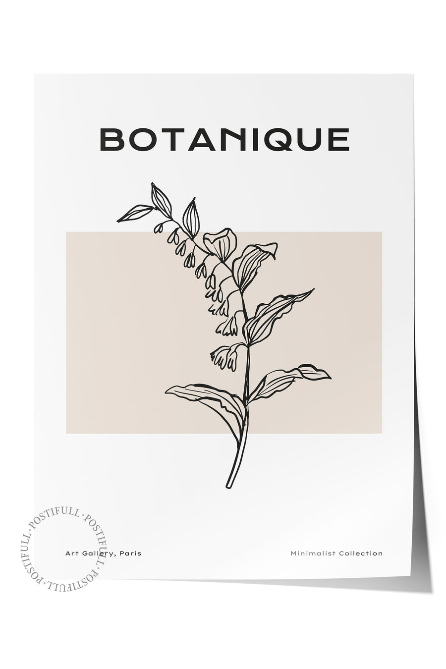 Farklı Tonlarda BOTANIQUE Bohem & Boho Çerçevesiz Poster
