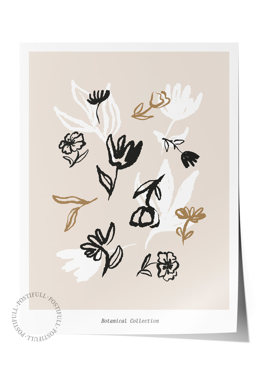 Farklı Tonlarda Botanical Collection Bohem & Boho Çerçevesiz Poster