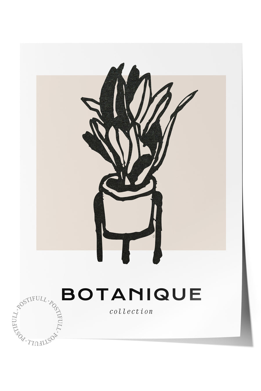 Farklı Tonlarda BOTANIQUE Bohem & Boho Çerçevesiz Poster