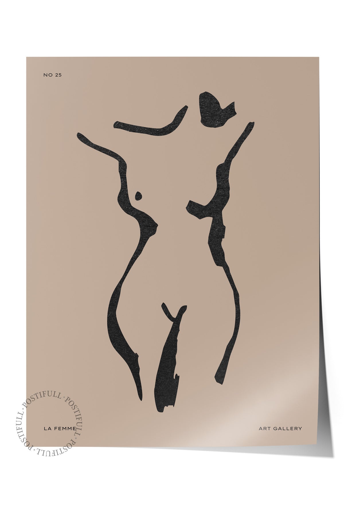 Soft Boho Çerçevesiz Duvar Posteri, İskandinav Temalı Poster - Salon, Mutfak ve Yatak Odası Dekoru