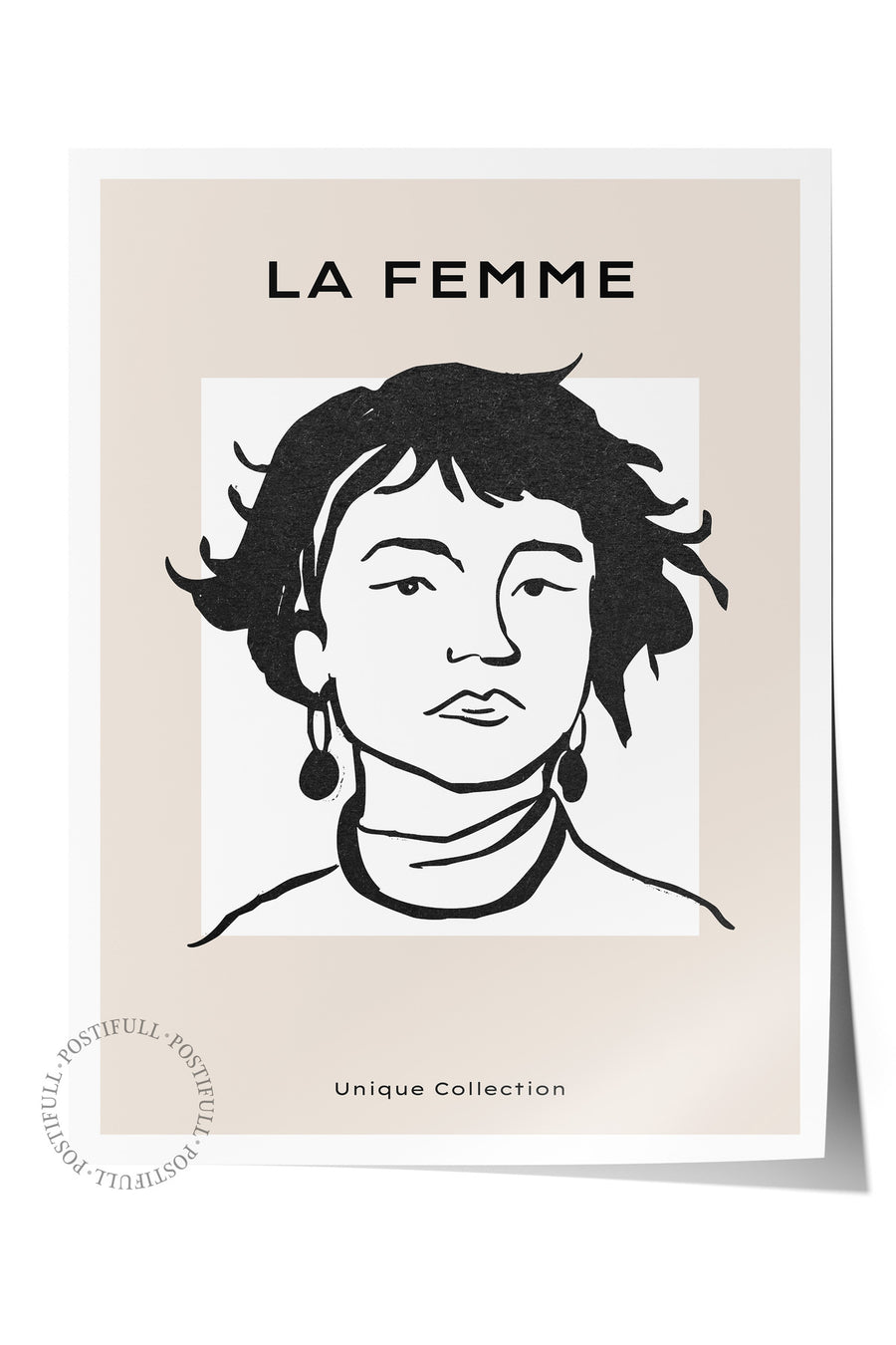 Farklı Tonlarda La Femme Çerçevesiz Poster
