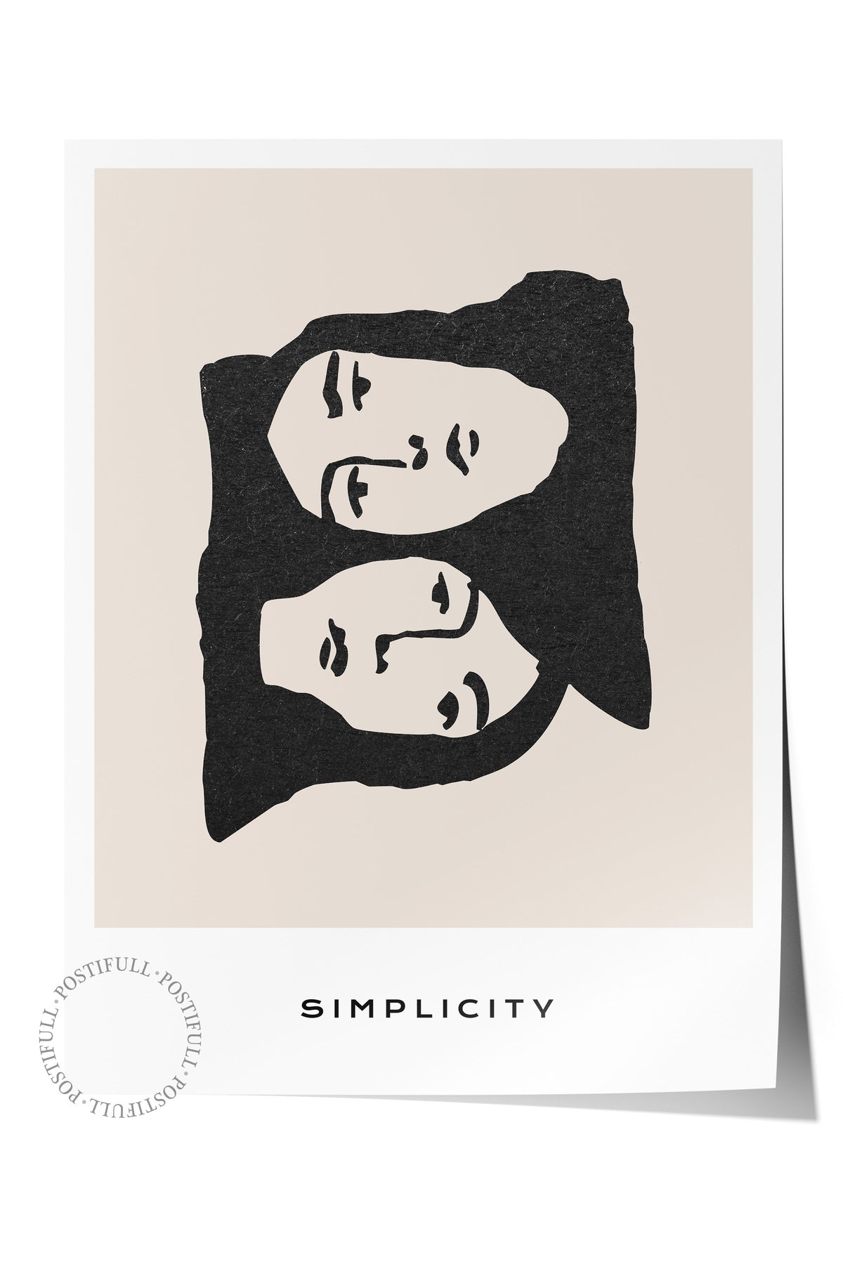 Soft Boho Çerçevesiz Duvar Posteri, İskandinav Temalı Poster - Salon, Mutfak ve Yatak Odası Dekoru