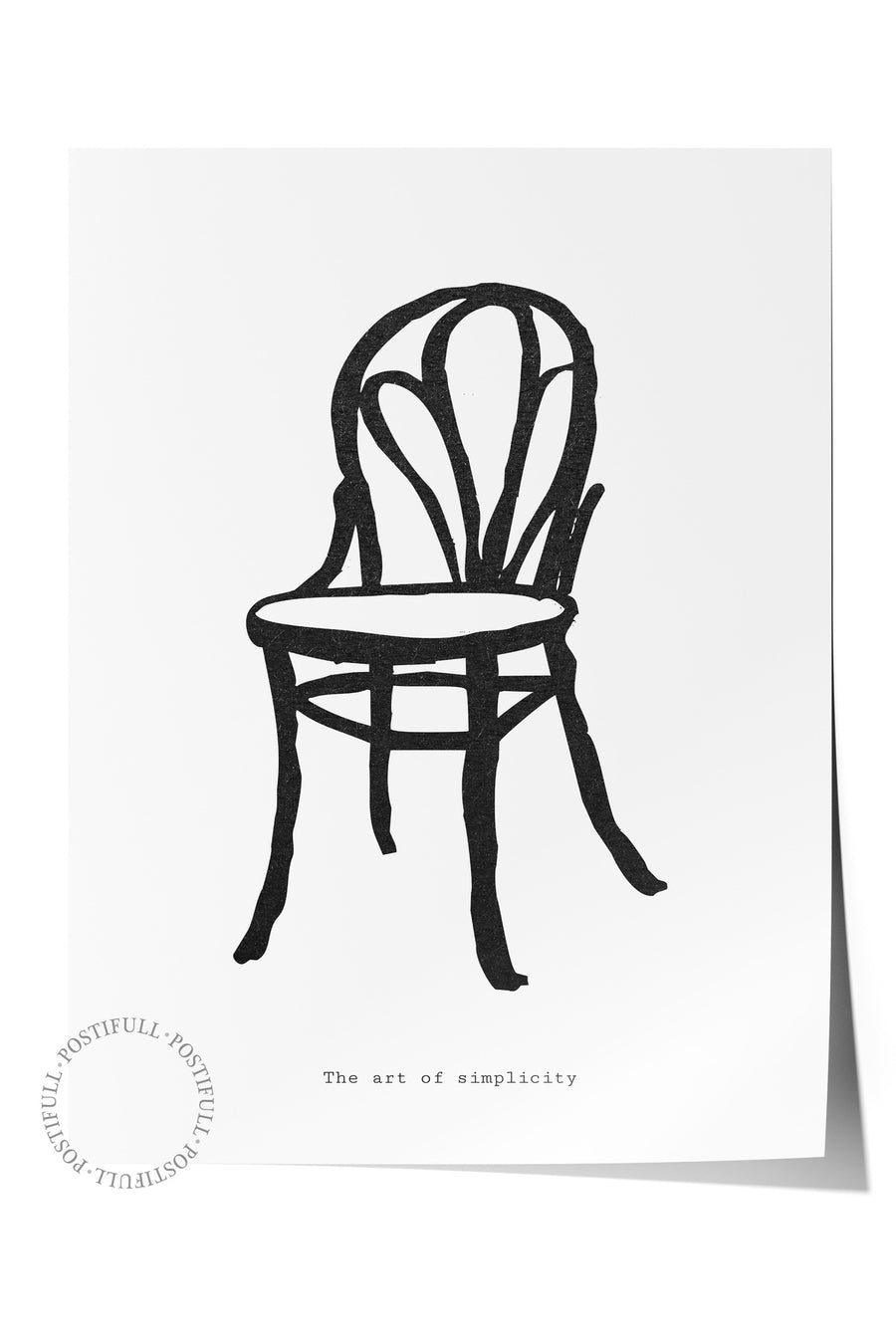 Farklı Tonlarda The art of simplicity Bohem & Boho Çerçevesiz Poster