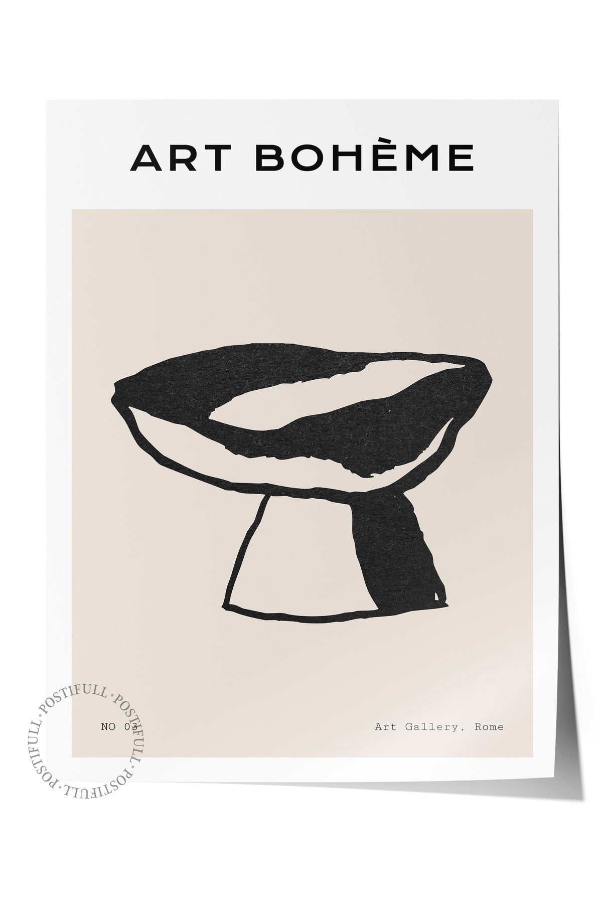 Soft Boho Çerçevesiz Duvar Posteri, İskandinav Temalı Poster - Salon, Mutfak ve Yatak Odası Dekoru