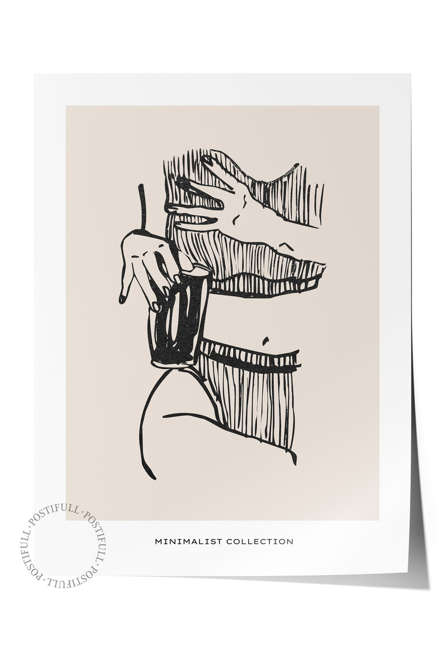 Farklı Tonlarda Minimalist Koleksiyon Bohem & Boho Çerçevesiz Poster