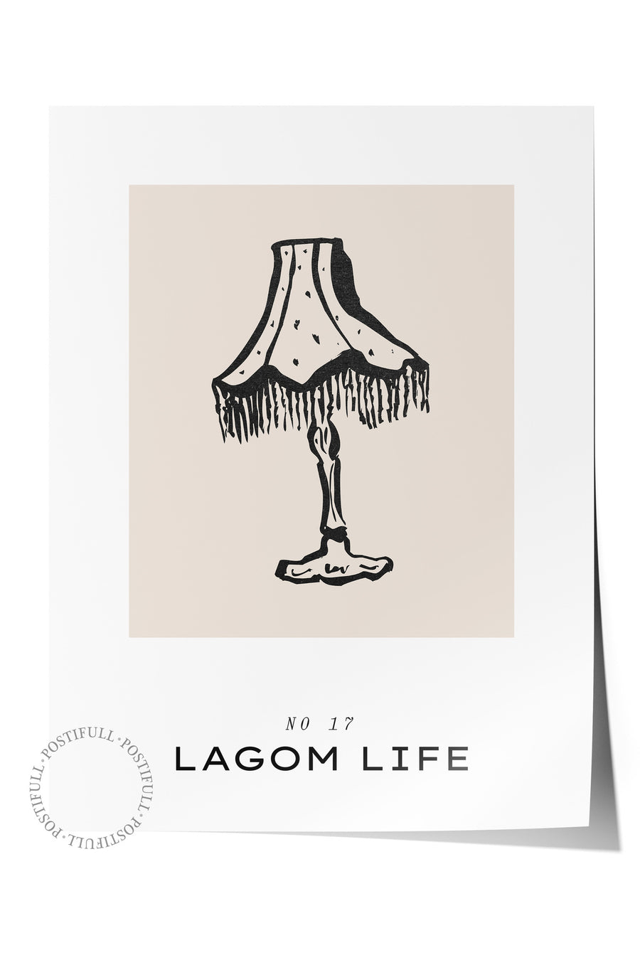 Farklı Tonlarda LAGOM LIFE Bohem & Boho Çerçevesiz Poster