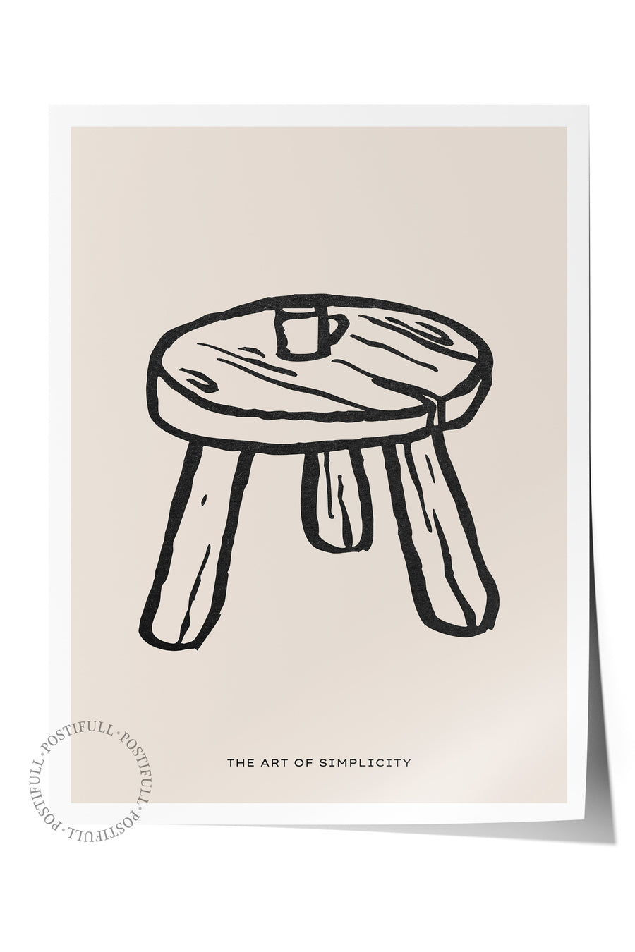 Farklı Tonlarda THE ART OF SIMPLICITY Bohem & Boho Çerçevesiz Poster