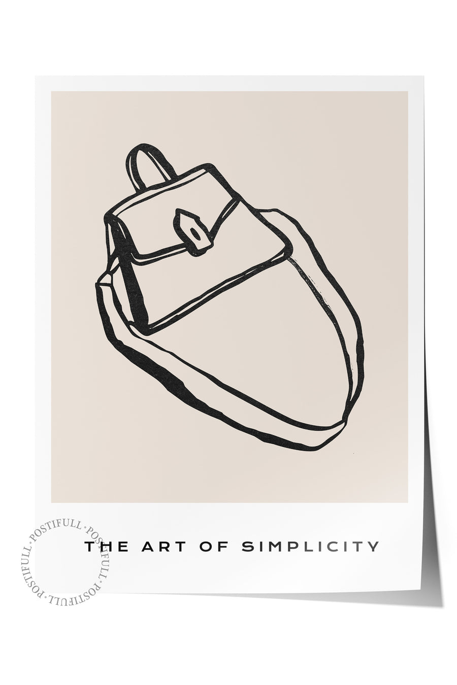 Farklı Tonlarda The Art of Simplicity Bohem & Boho Çerçevesiz Poster