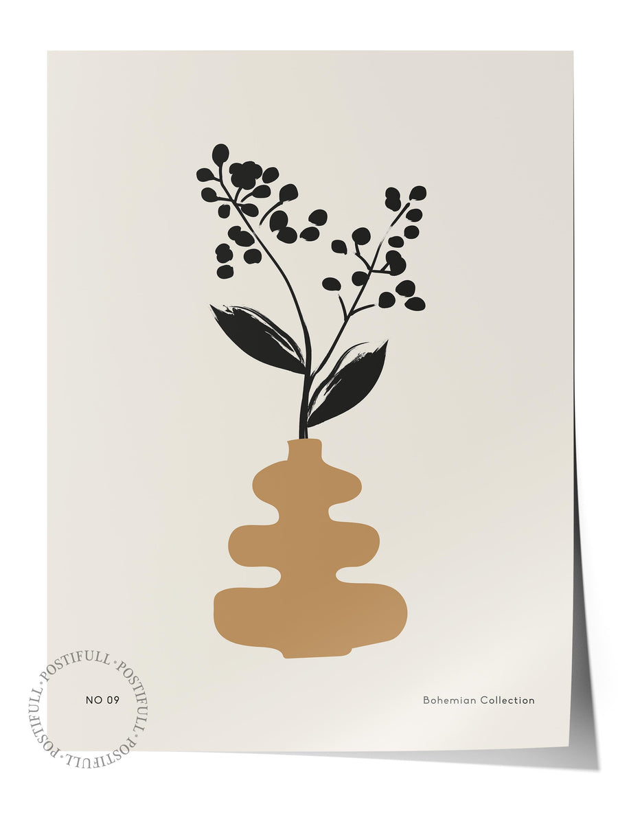 Farklı Tonlarda Bohemian Collection Bohem & Boho Çerçevesiz Poster