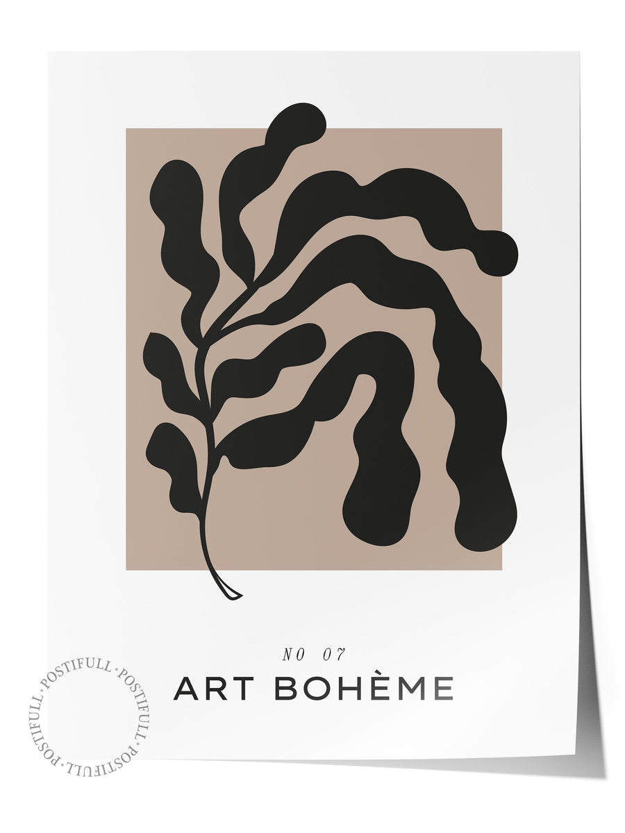 Farklı Tonlarda ART BOHÈME Bohem & Boho Çerçevesiz Poster