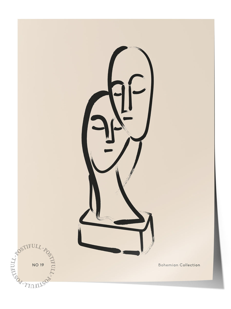 Farklı Tonlarda Bohemian Collection Bohem & Boho Çerçevesiz Poster
