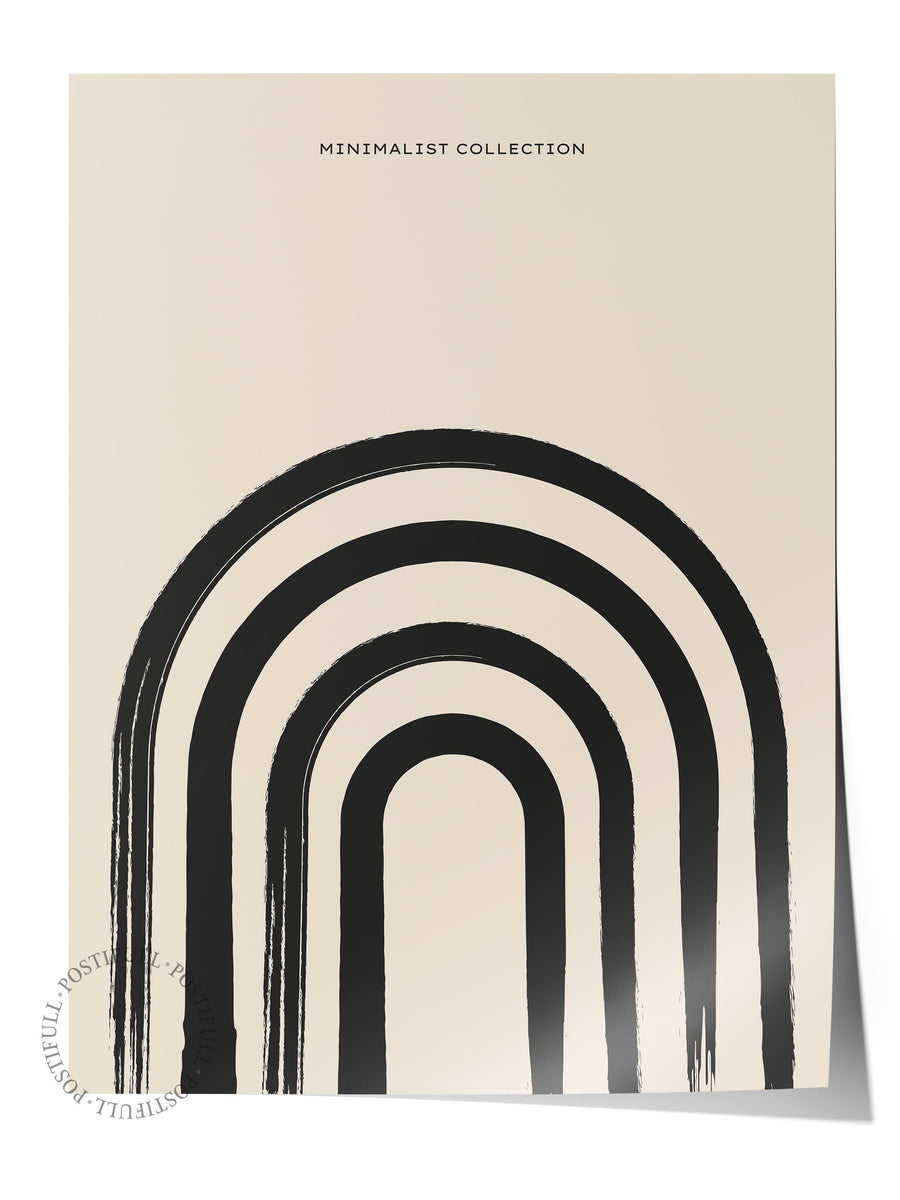 Farklı Tonlarda Minimalist Collection Bohem & Boho Çerçevesiz Poster