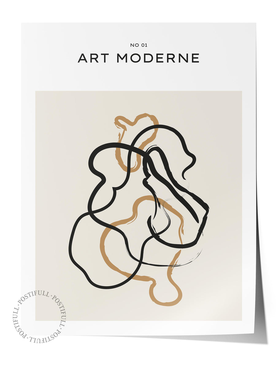 Art Moderne Bohem & Boho Çerçevesiz Poster