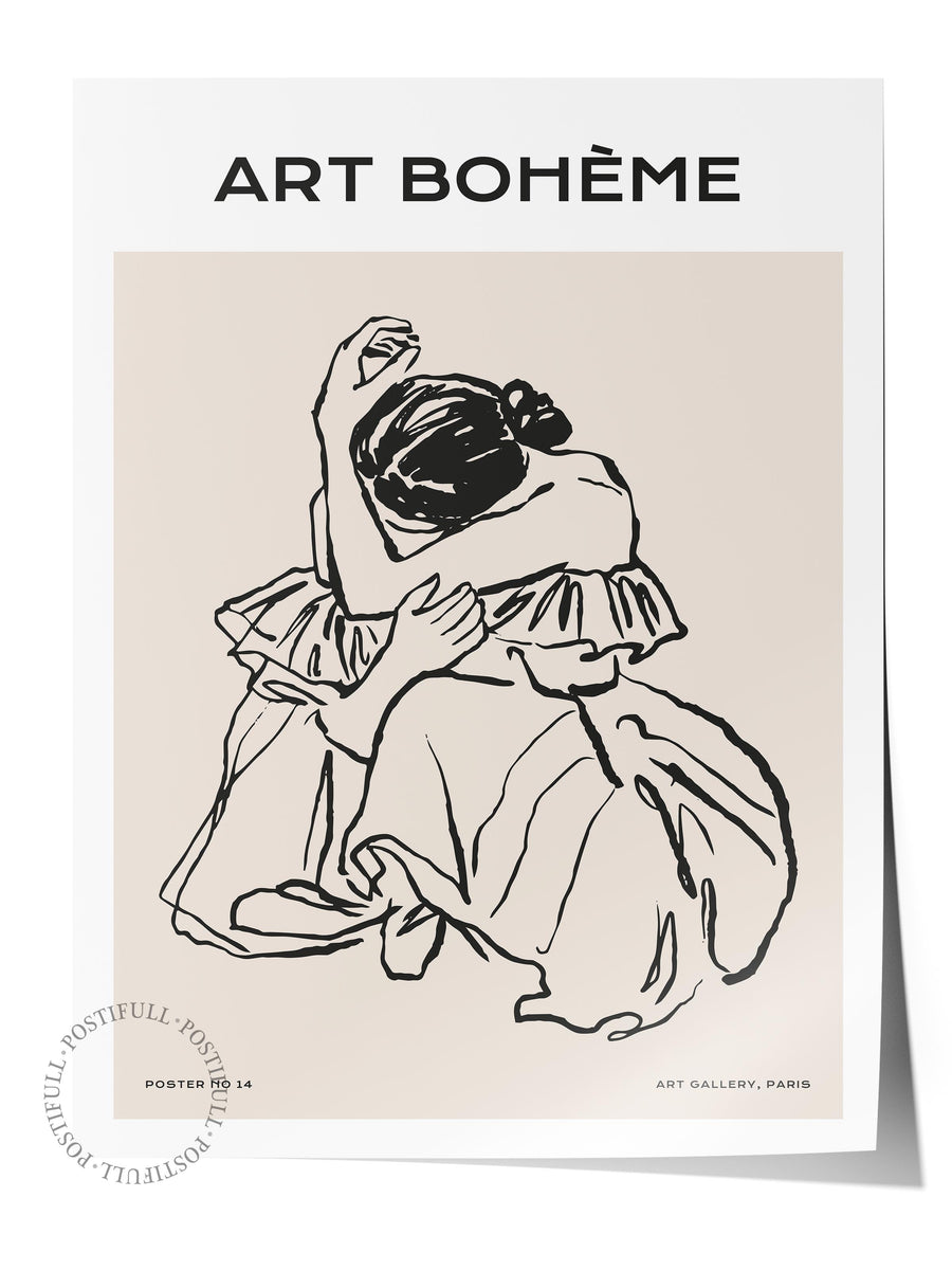 Farklı Tonlarda ART BOHÈME Bohem & Boho Çerçevesiz Poster