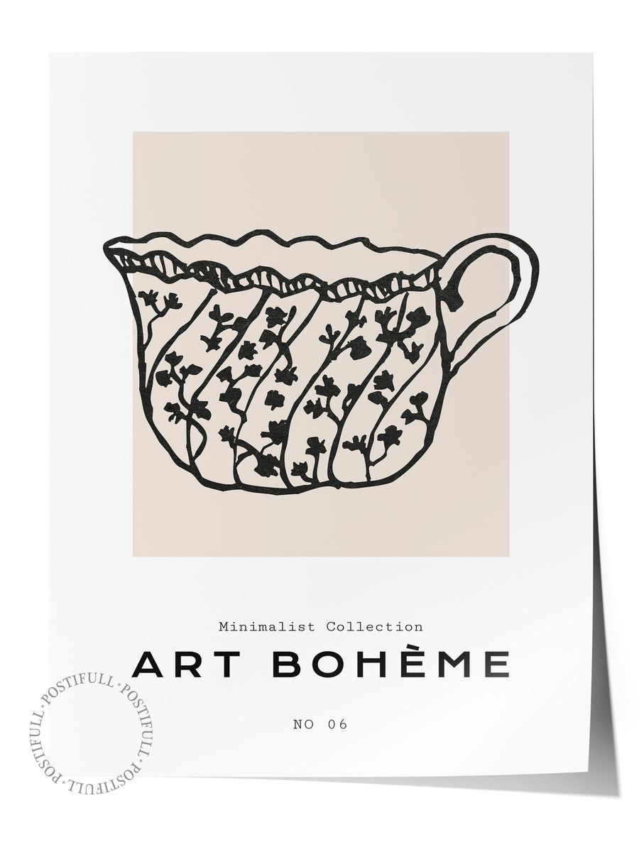 Farklı Tonlarda ART BOHÈME Bohem & Boho Çerçevesiz Poster