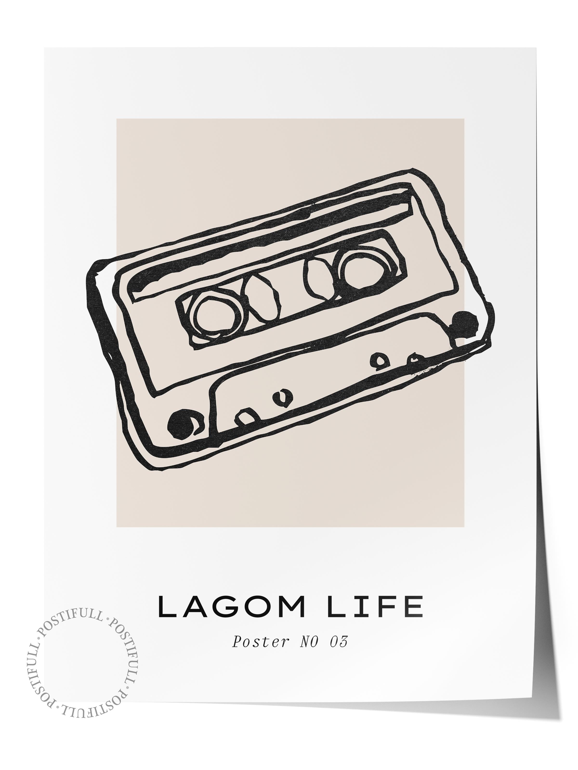 Soft Boho Çerçevesiz Duvar Posteri, İskandinav Temalı Poster - Salon, Mutfak ve Yatak Odası Dekoru