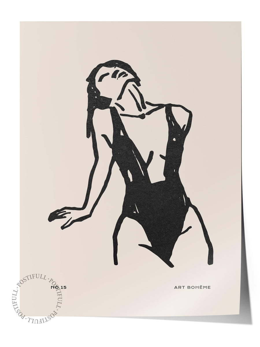 Farklı Tonlarda Art Bohéme Bohem & Boho Çerçevesiz Poster