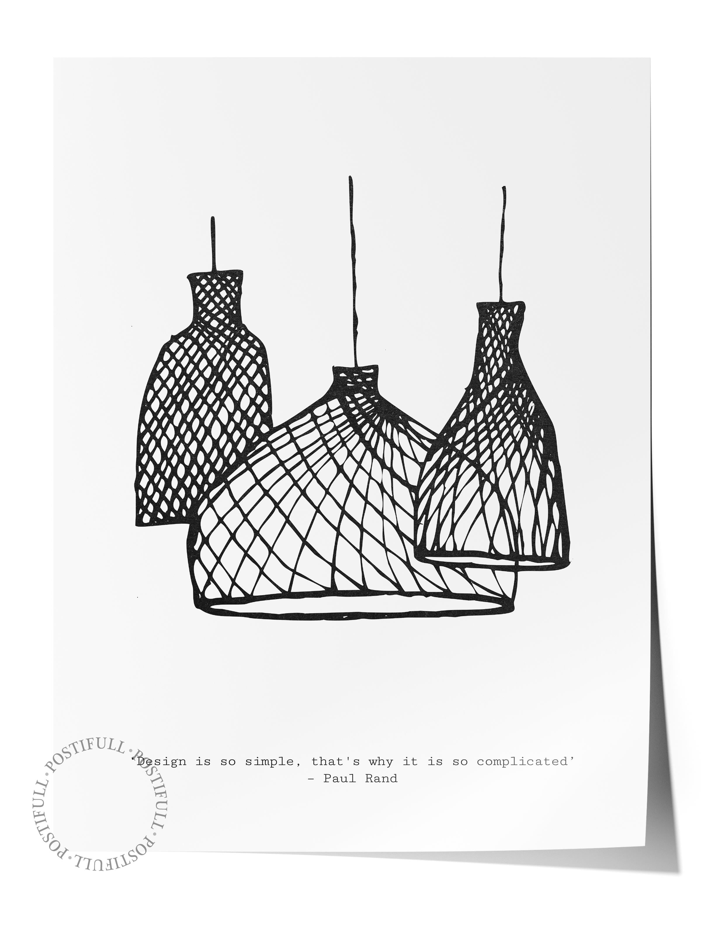 Soft Boho Çerçevesiz Duvar Posteri, İskandinav Temalı Poster - Salon, Mutfak ve Yatak Odası Dekoru