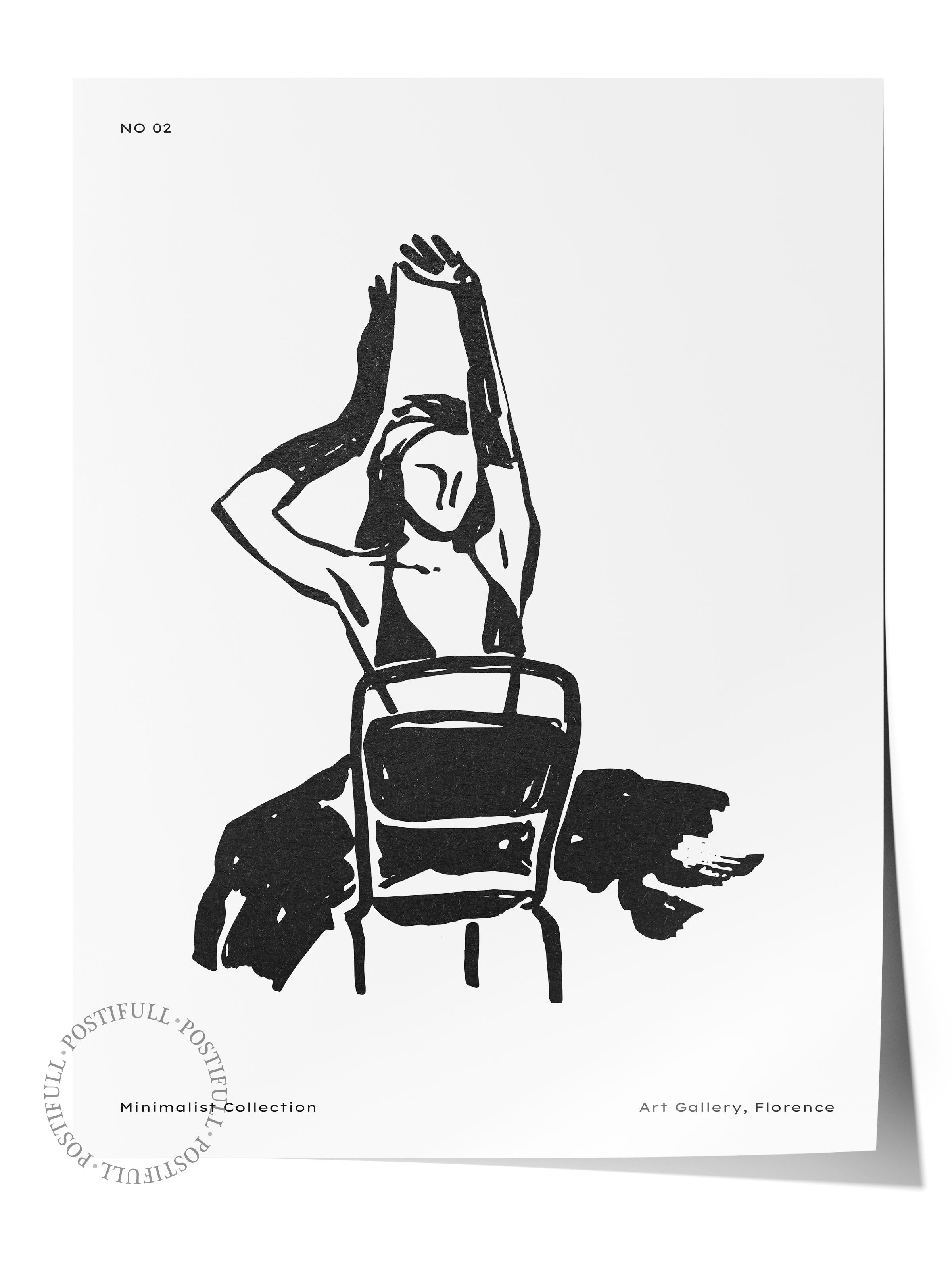 Soft Boho Çerçevesiz Duvar Posteri, İskandinav Temalı Poster - Salon, Mutfak ve Yatak Odası Dekoru