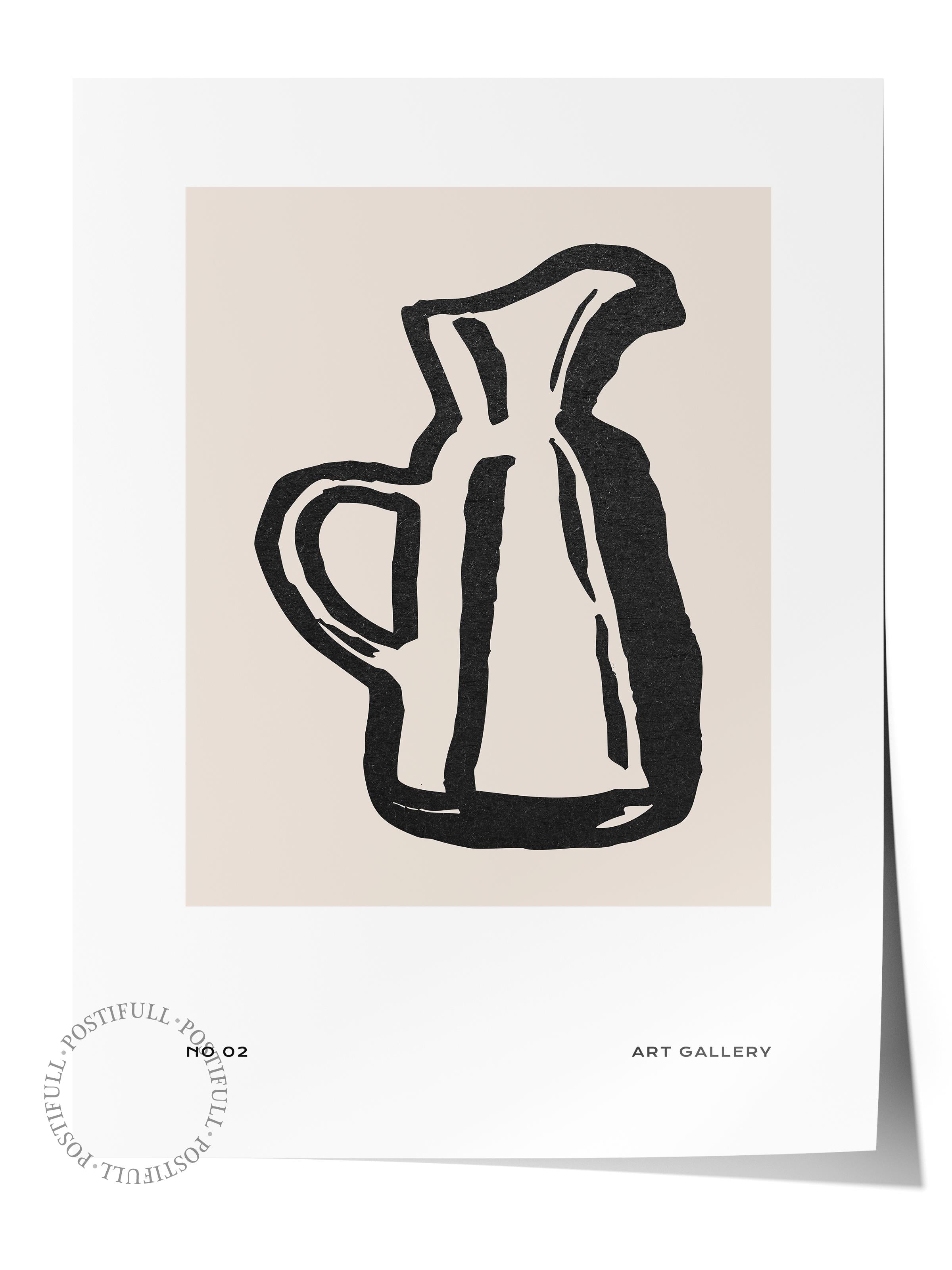 Soft Boho Çerçevesiz Duvar Posteri, İskandinav Temalı Poster - Salon, Mutfak ve Yatak Odası Dekoru