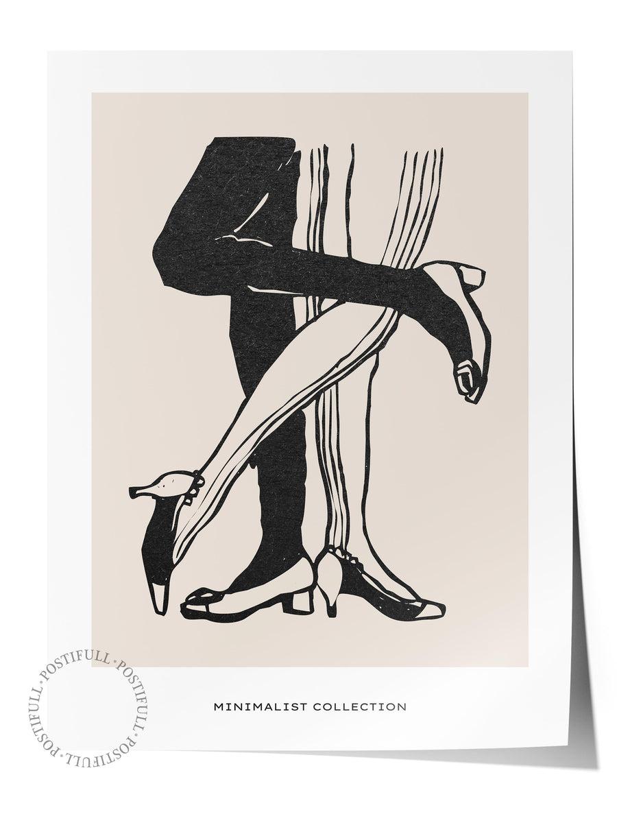 Farklı Tonlarda Minimalist Koleksiyon Bohem & Boho Çerçevesiz Poster