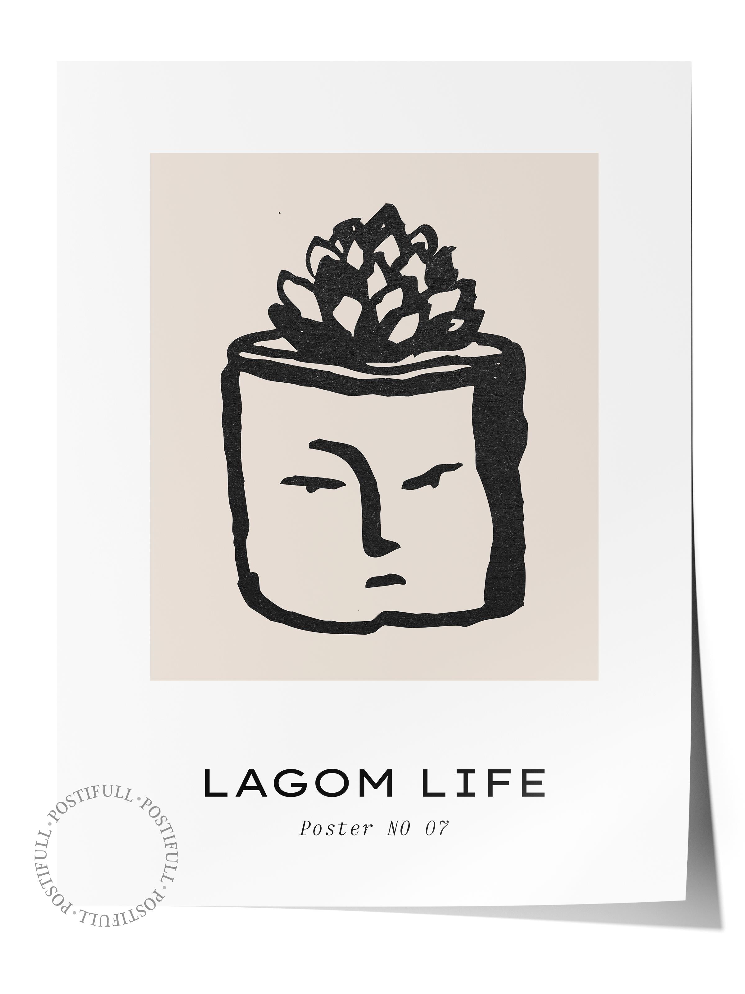 Soft Boho Çerçevesiz Duvar Posteri, İskandinav Temalı Poster - Salon, Mutfak ve Yatak Odası Dekoru