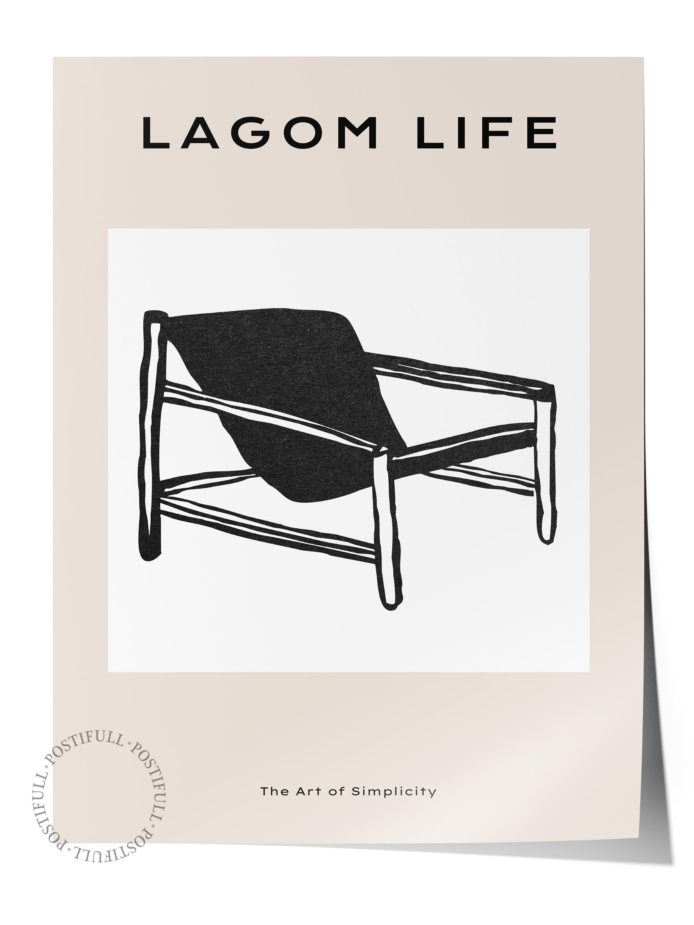 Soft Boho Çerçevesiz Duvar Posteri, İskandinav Temalı Poster - Salon, Mutfak ve Yatak Odası Dekoru