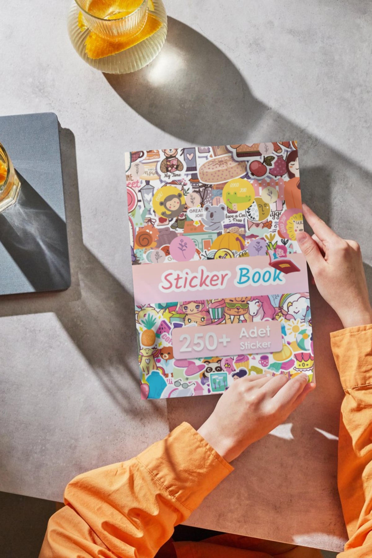 Sticker Seti, 250+ Adet Sanat Temalı Etiket, Sticker Book, Ajanda, Bul