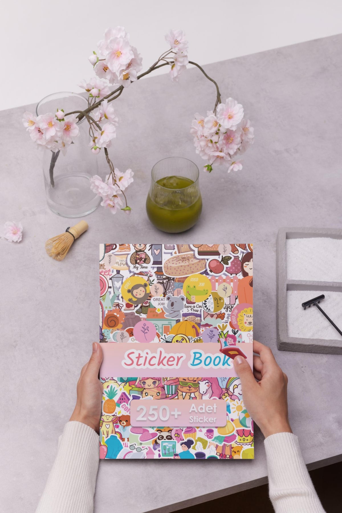 Sticker Seti, 250+ Adet Sanat Temalı Etiket, Sticker Book, Ajanda, Bul