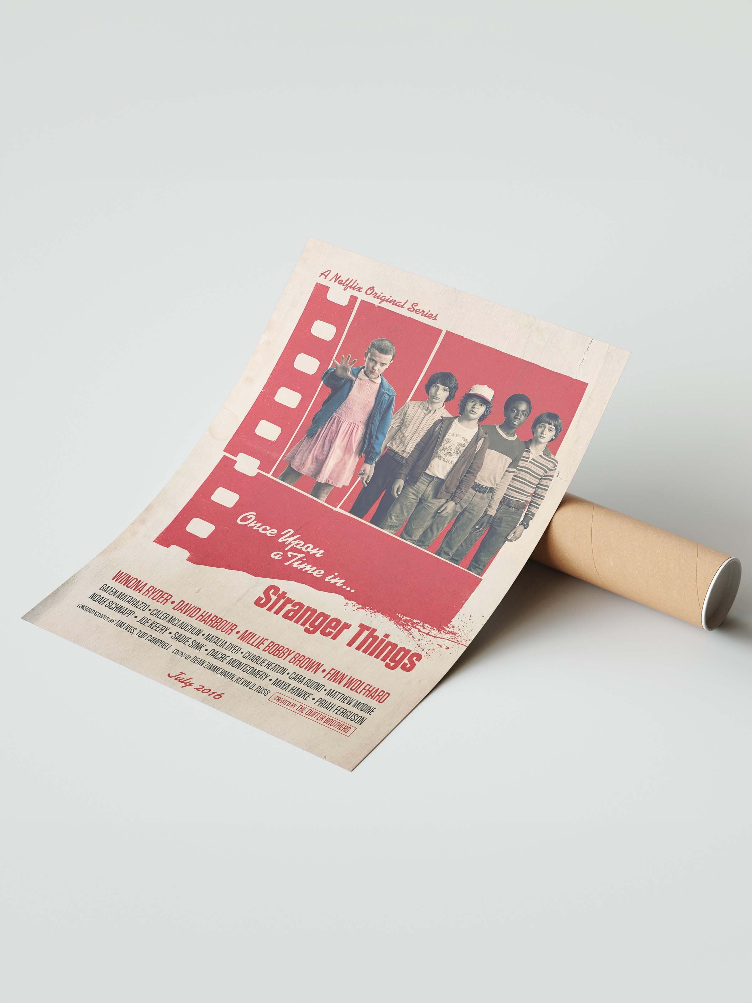 Stranger Things Posteri, Sinema ve Dizi Tablo Posterleri, Film Dizi Afişleri NO:112843