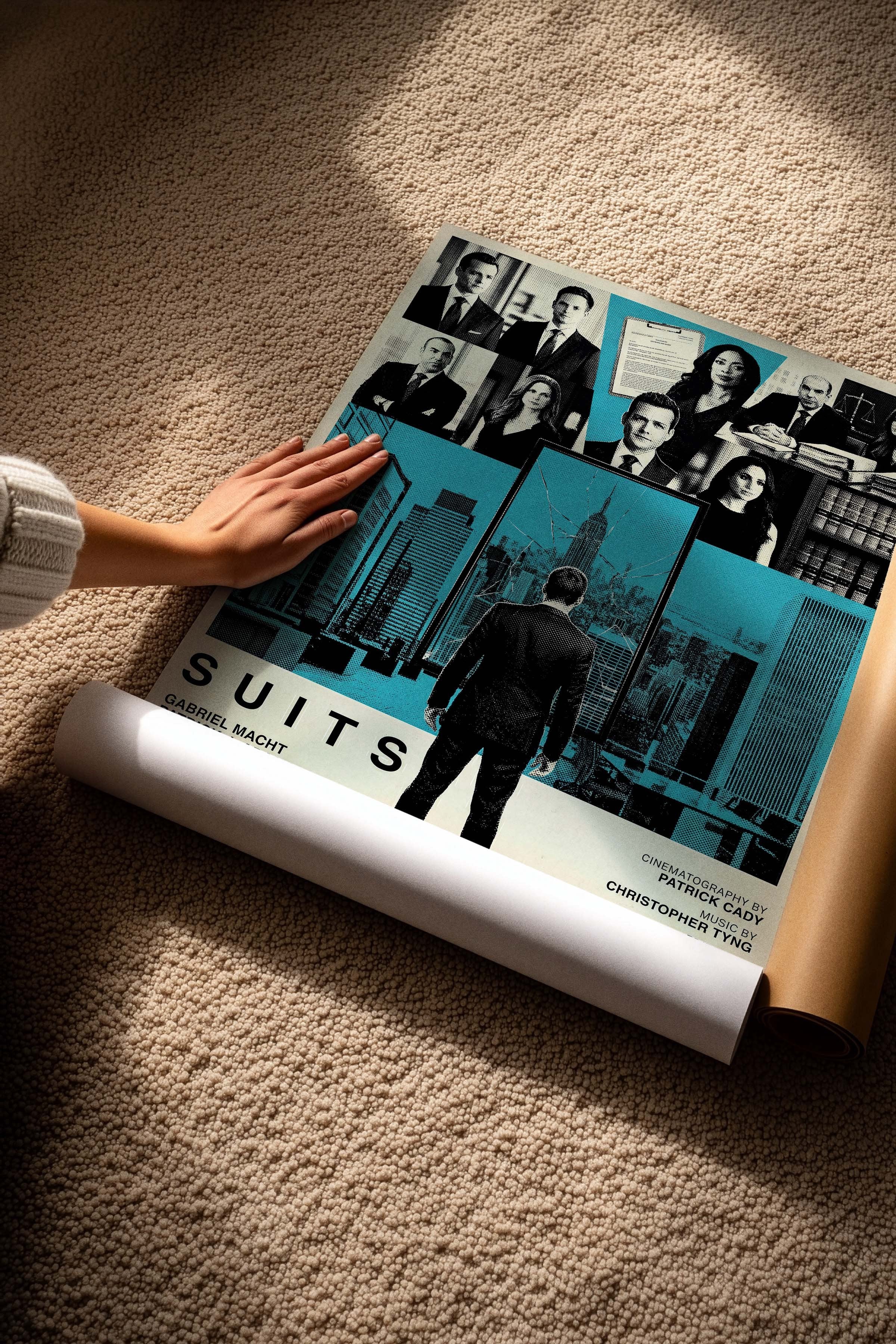 Suits Posteri, Sinema ve Dizi Tablo Posterleri, Film Dizi Afişleri NO:112789