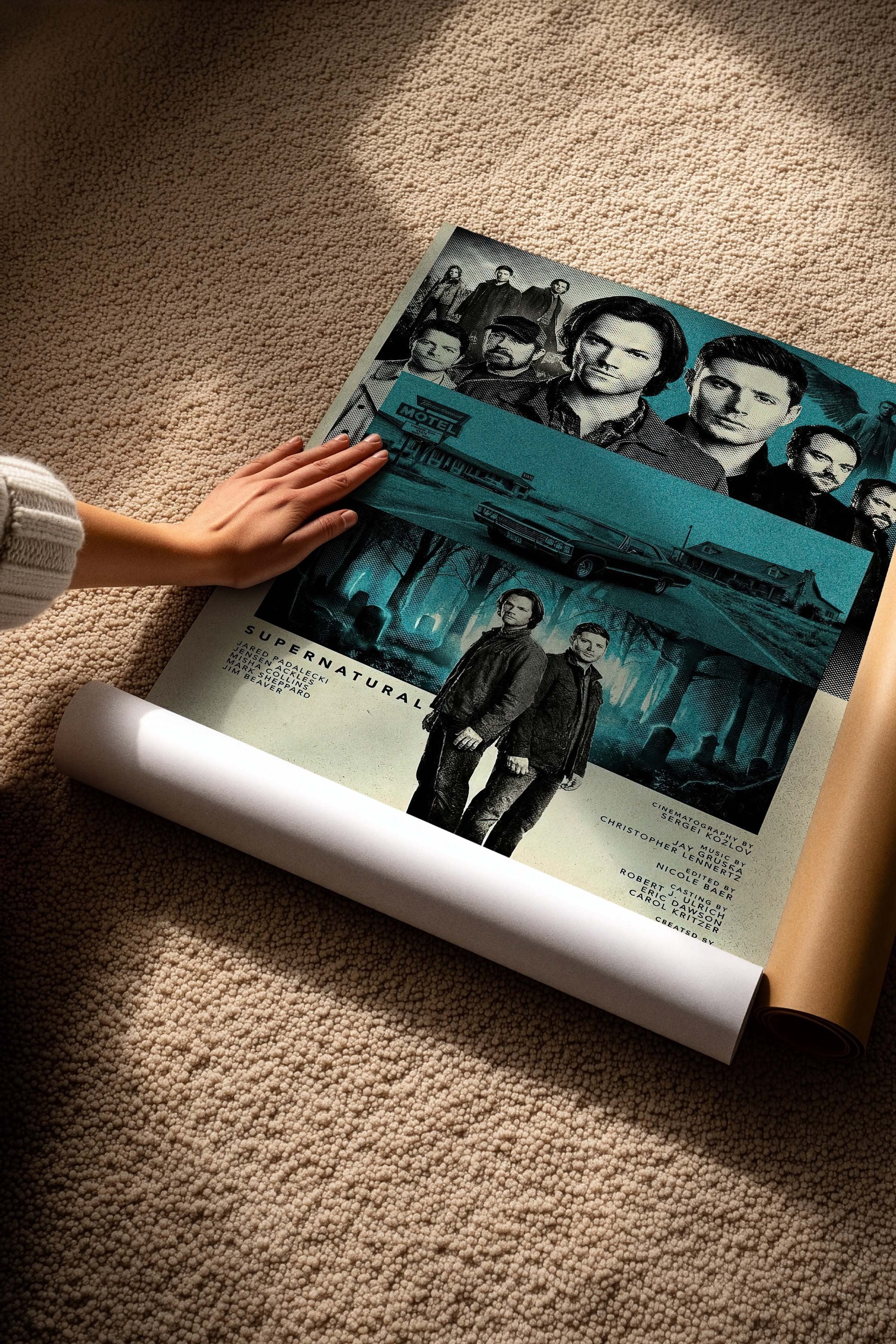 Supernatural Posteri, Sinema ve Dizi Tablo Posterleri, Film Dizi Afişleri NO:112794
