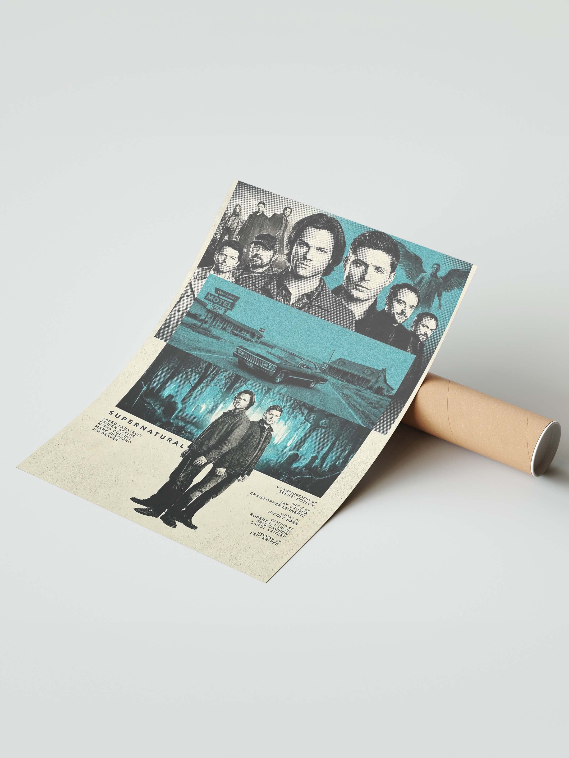 Supernatural Posteri, Sinema ve Dizi Tablo Posterleri, Film Dizi Afişleri NO:112794