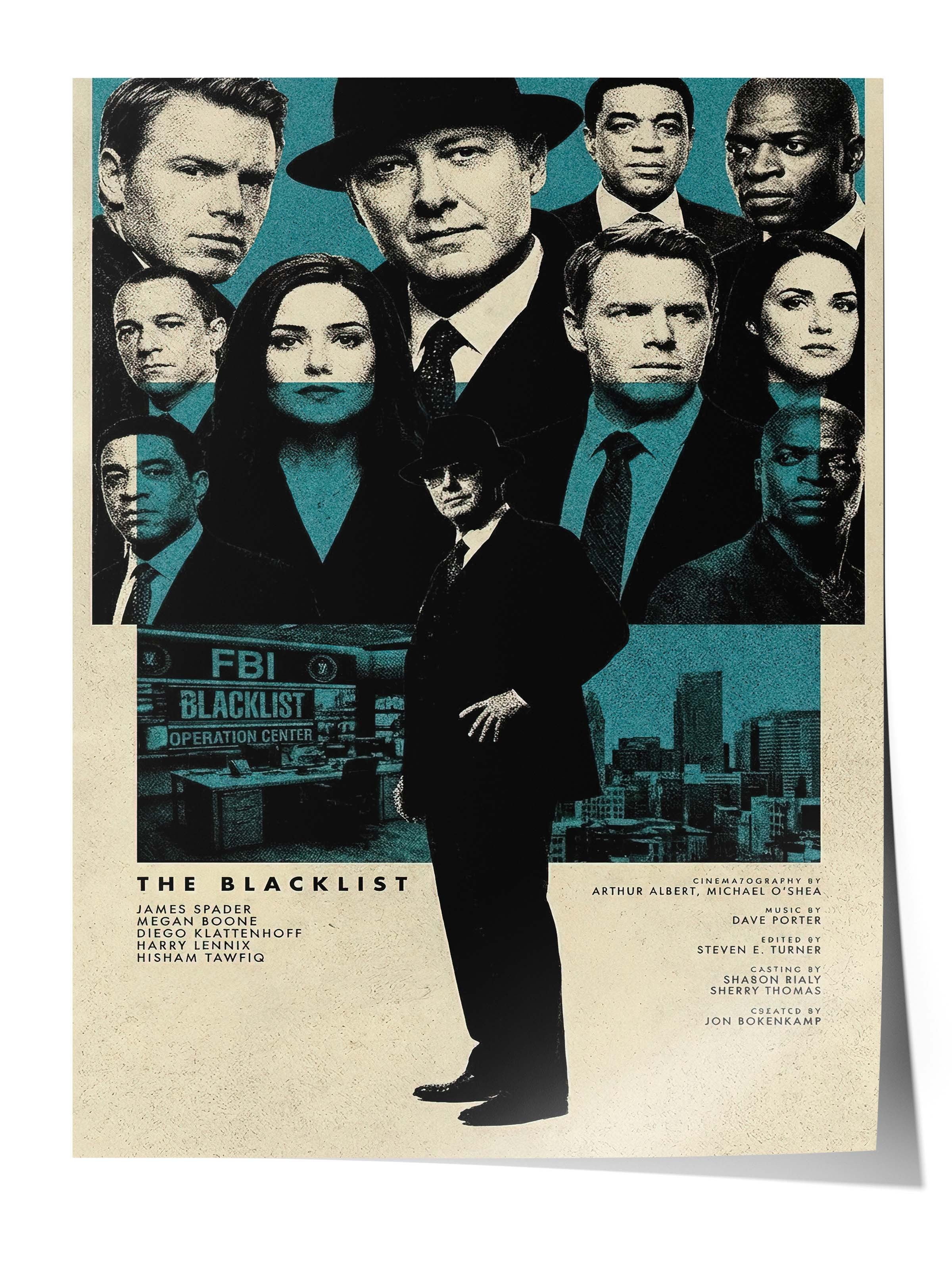 The Blacklist Posteri, Sinema ve Dizi Tablo Posterleri, Film Dizi Afişleri NO:112802