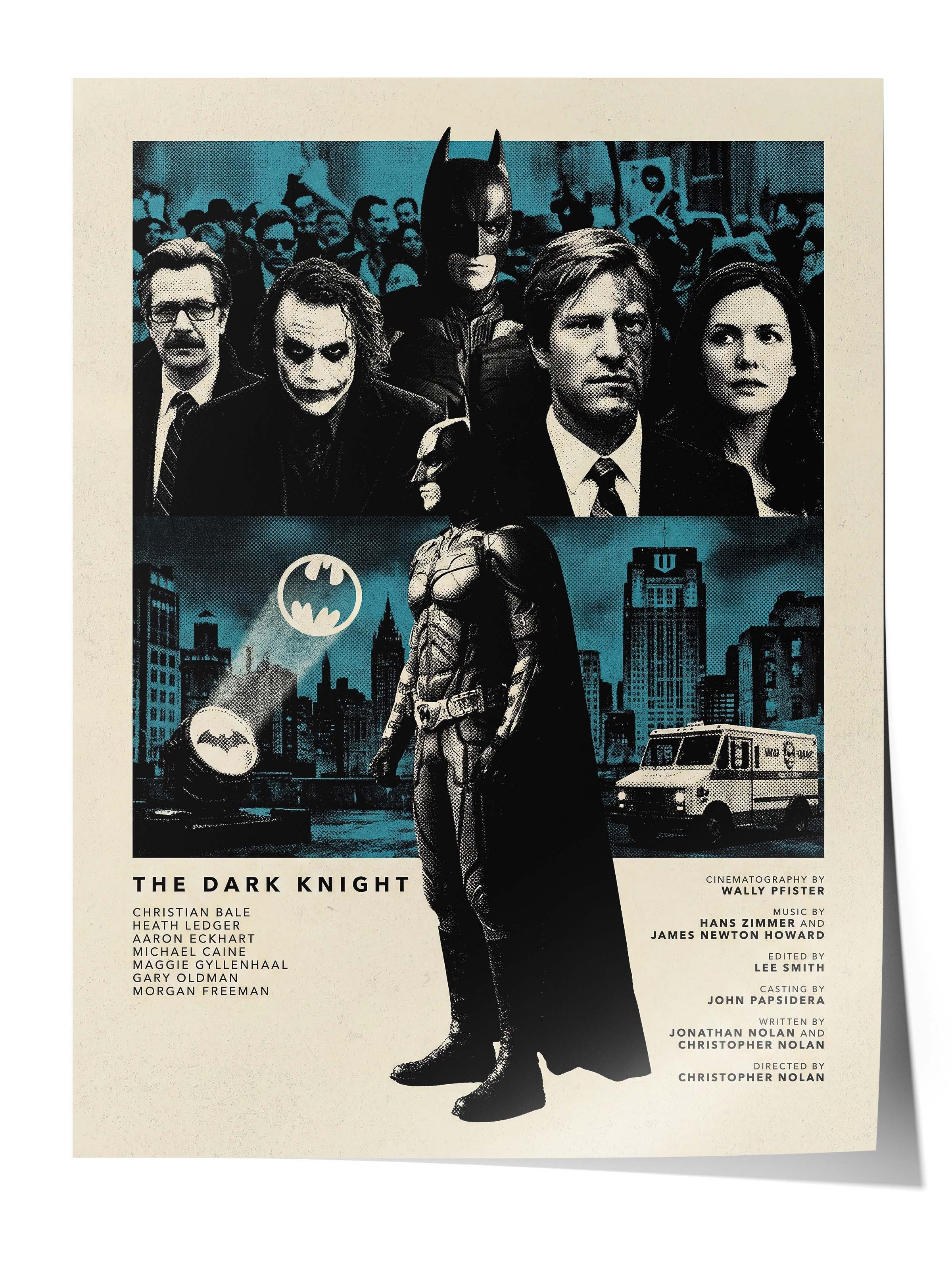 The Dark Knight Posteri, Sinema ve Dizi Tablo Posterleri, Film Dizi Afişleri NO:112808