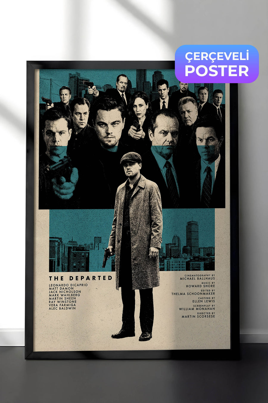 The Departed Poster – Siyah Çerçeveli Tablo