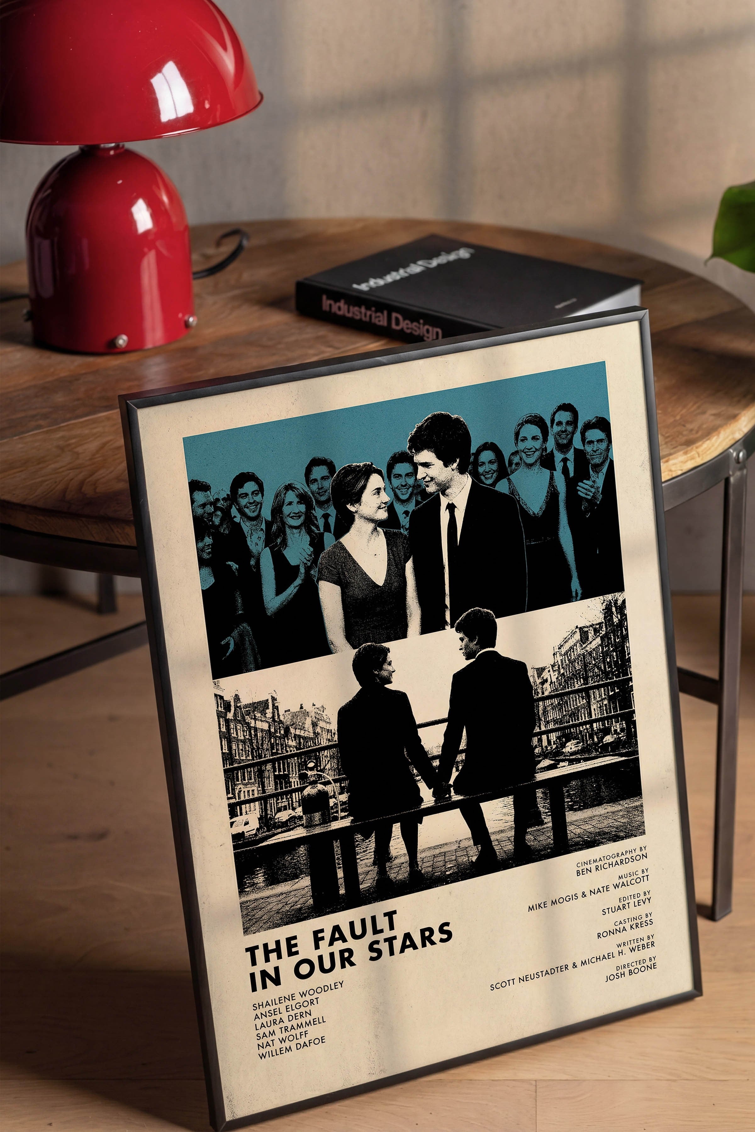 The Fault in Our Stars Siyah Çerçeveli Poster, Sinema ve Dizi Tablo, Film Dizi Afişleri NO:112826