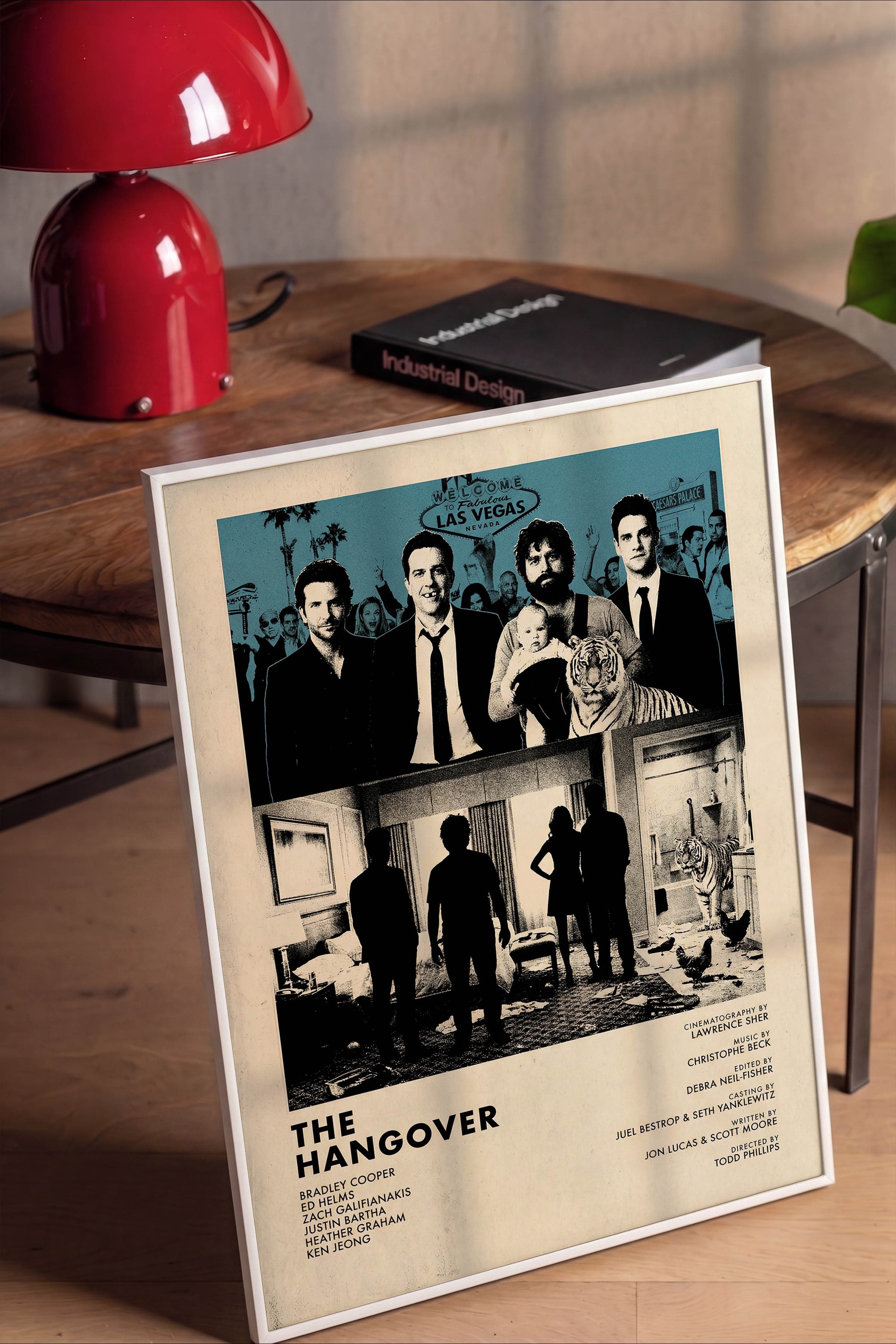 The Hangover Beyaz Çerçeveli Poster, Sinema ve Dizi Tablo, Film Dizi Afişleri NO:112828