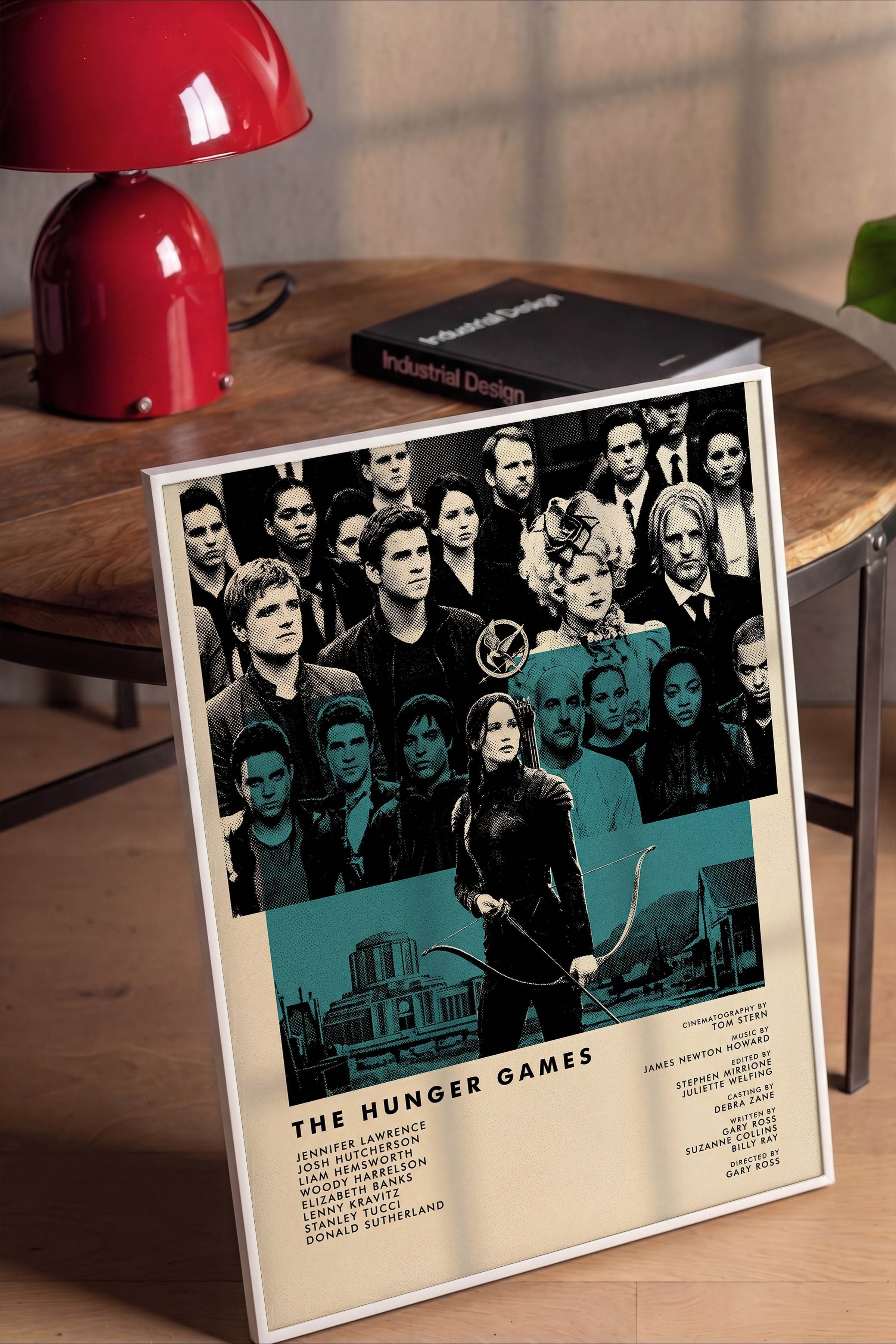 The Hunger Games Beyaz Çerçeveli Poster, Sinema ve Dizi Tablo, Film Dizi Afişleri NO:112815