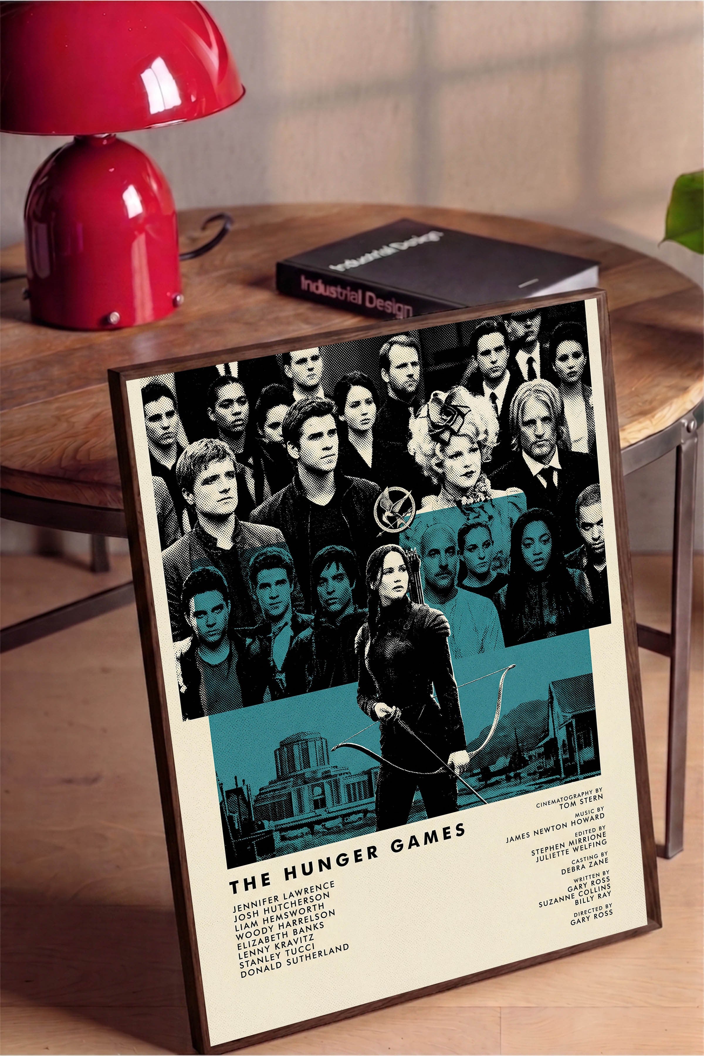 The Hunger Games Kahverengi Çerçeveli Poster, Sinema ve Dizi Tablo, Film Dizi Afişleri NO:112815