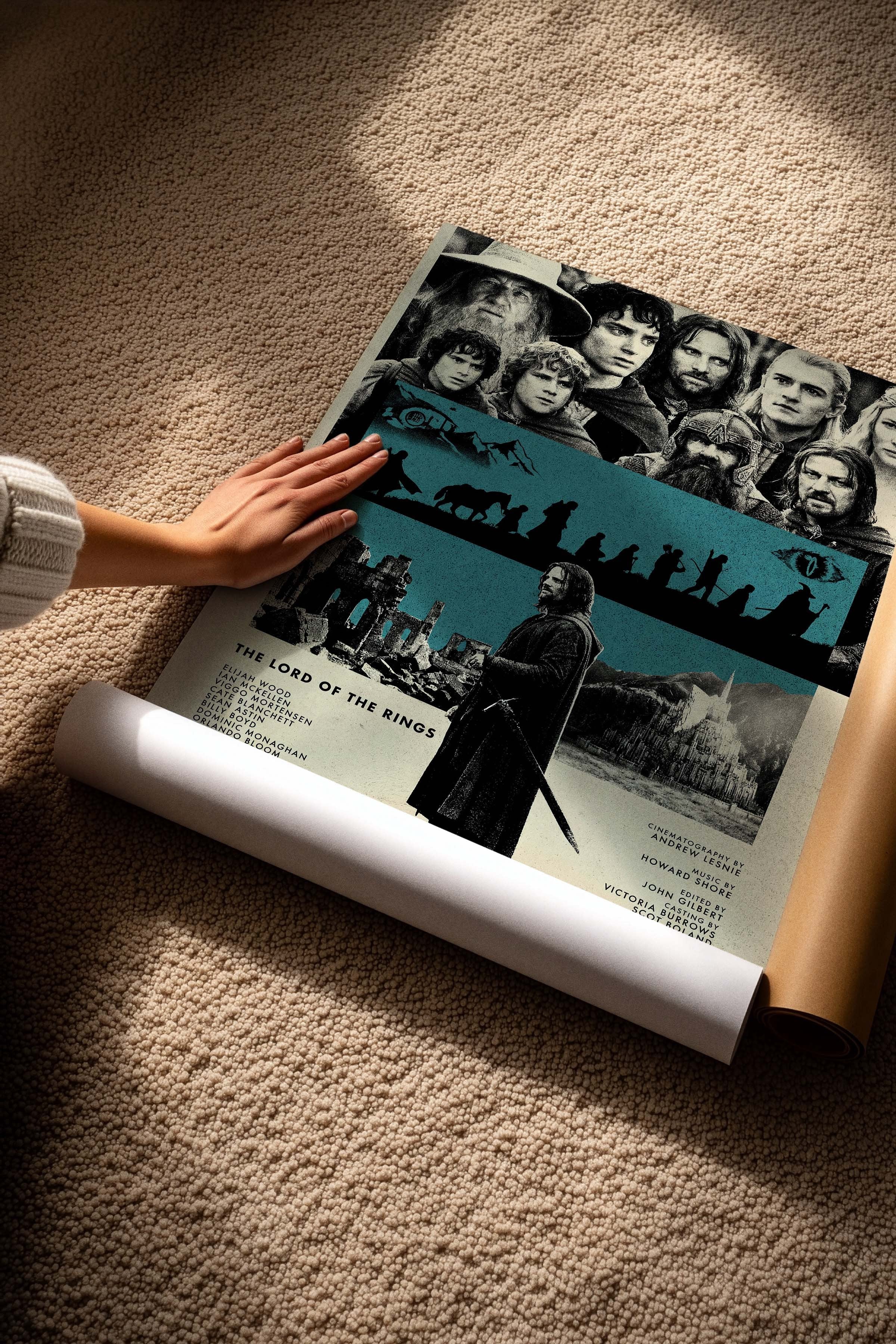 The Lord of the Rings Posteri, Sinema ve Dizi Tablo Posterleri, Film Dizi Afişleri NO:112804
