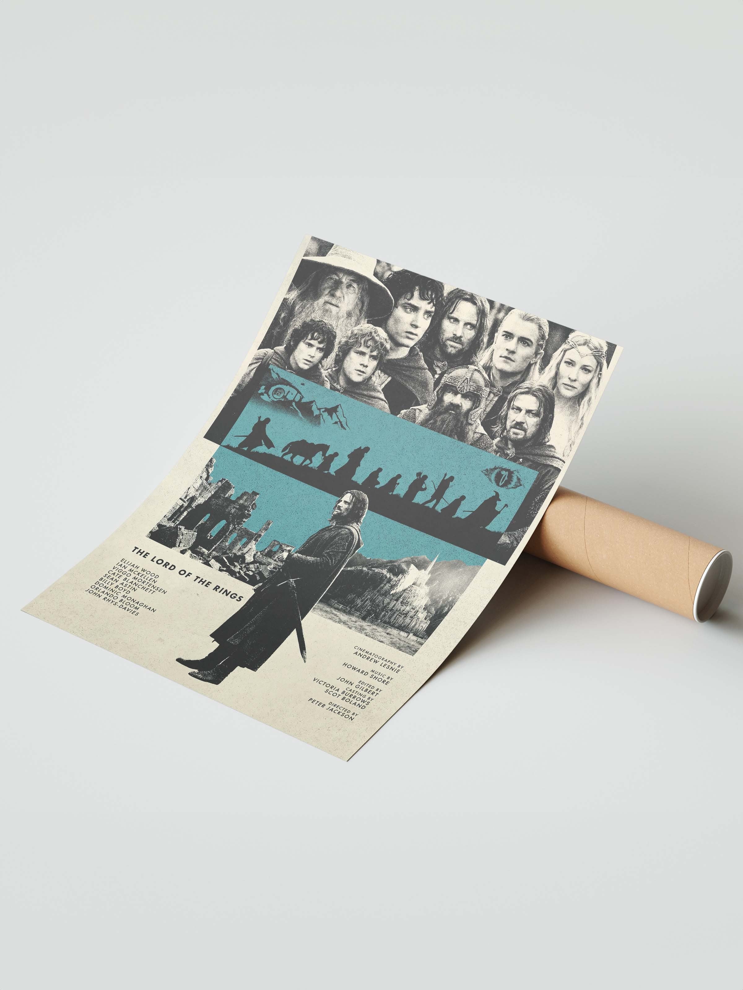 The Lord of the Rings Posteri, Sinema ve Dizi Tablo Posterleri, Film Dizi Afişleri NO:112804