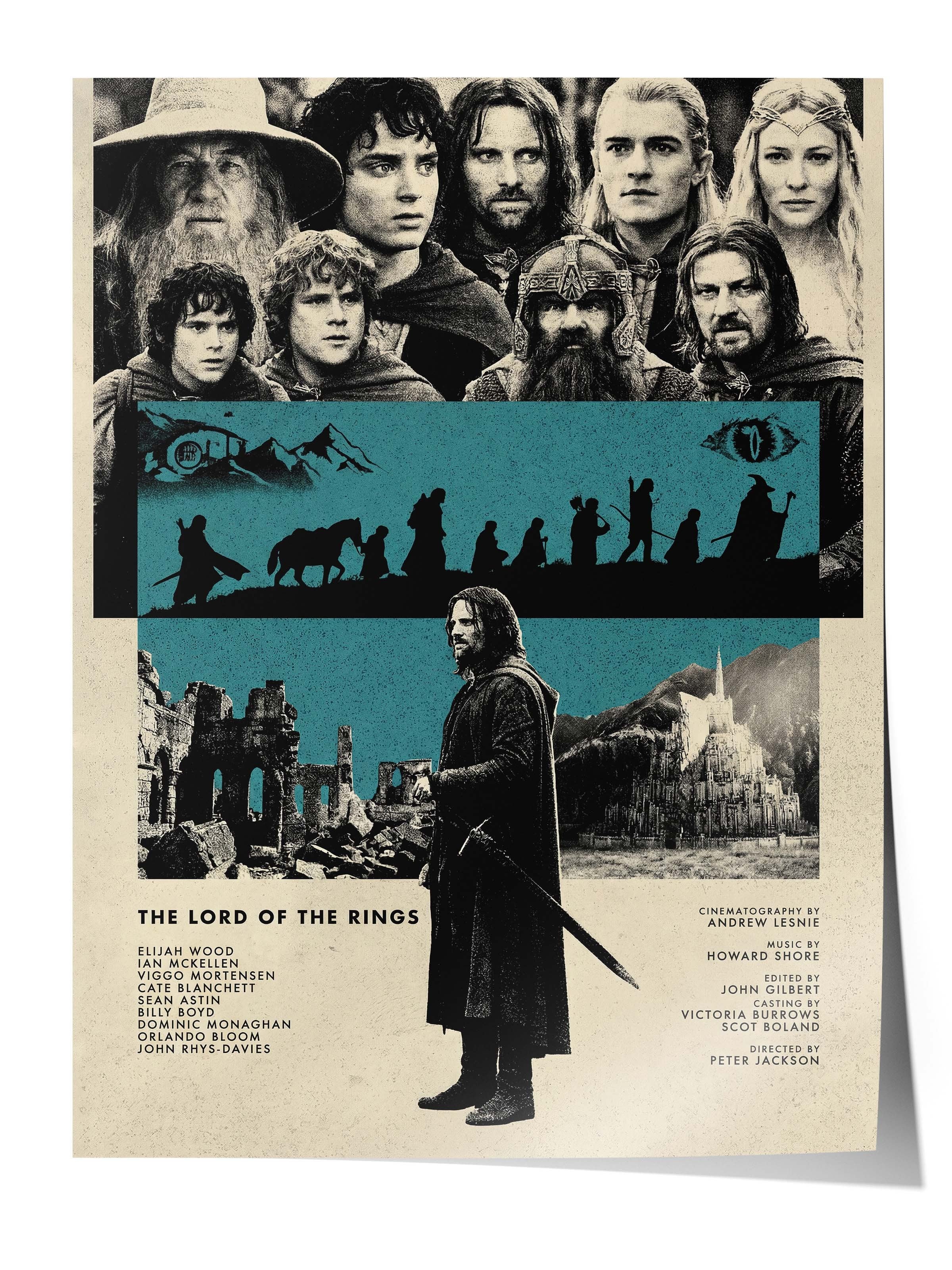 The Lord of the Rings Posteri, Sinema ve Dizi Tablo Posterleri, Film Dizi Afişleri NO:112804