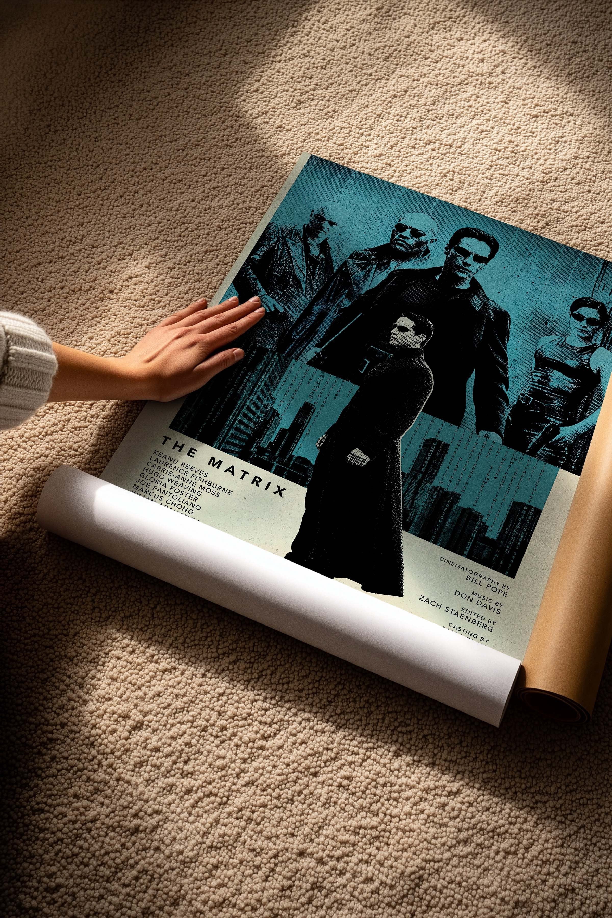 The Matrix Posteri, Sinema ve Dizi Tablo Posterleri, Film Dizi Afişleri NO:112809