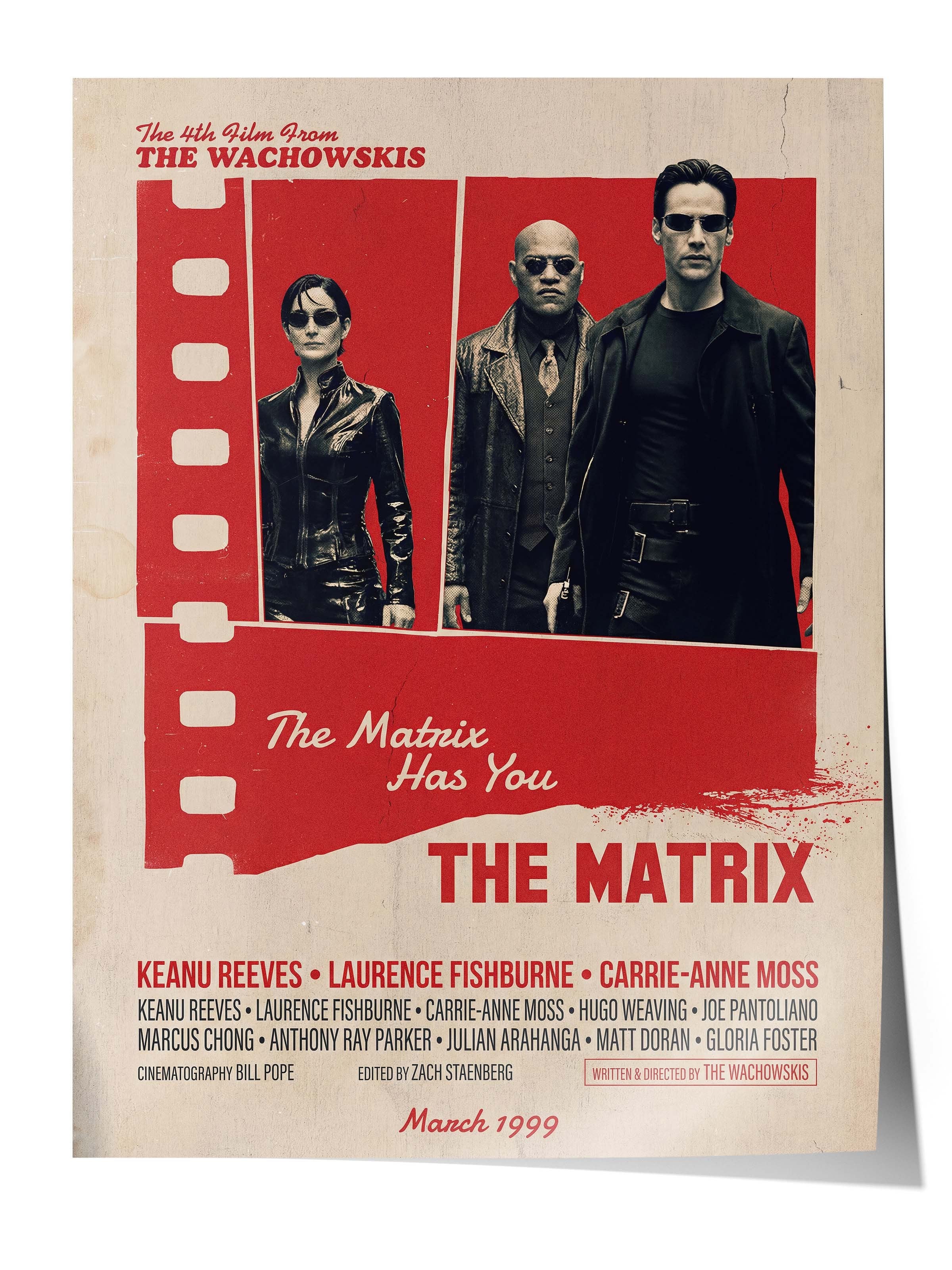 The Matrix Posteri, Sinema ve Dizi Tablo Posterleri, Film Dizi Afişleri NO:112886