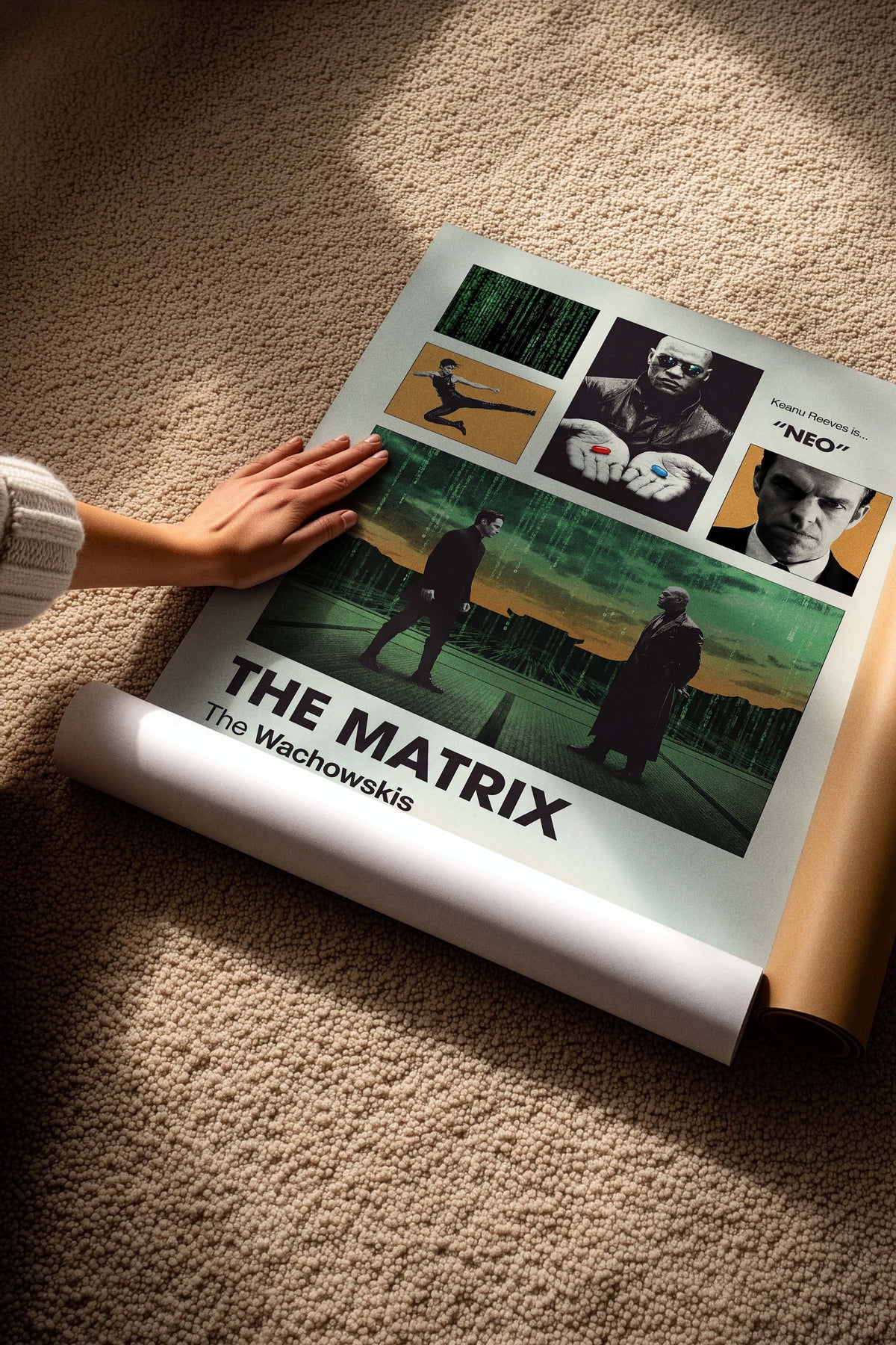 The Matrix Posteri, Sinema ve Dizi Tablo Posterleri, Film Dizi Afişleri NO:112935