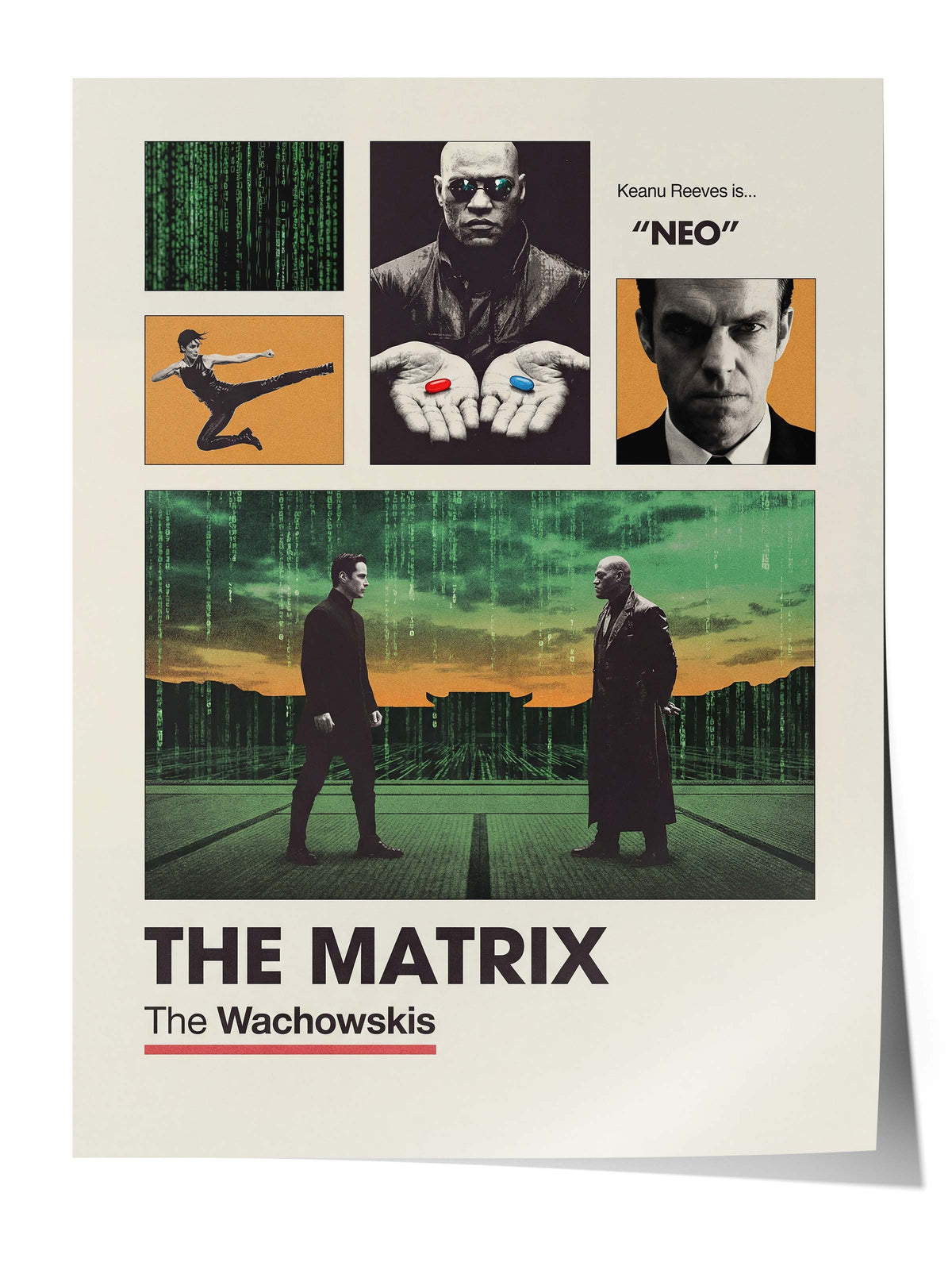 The Matrix Posteri, Sinema ve Dizi Tablo Posterleri, Film Dizi Afişleri NO:112935