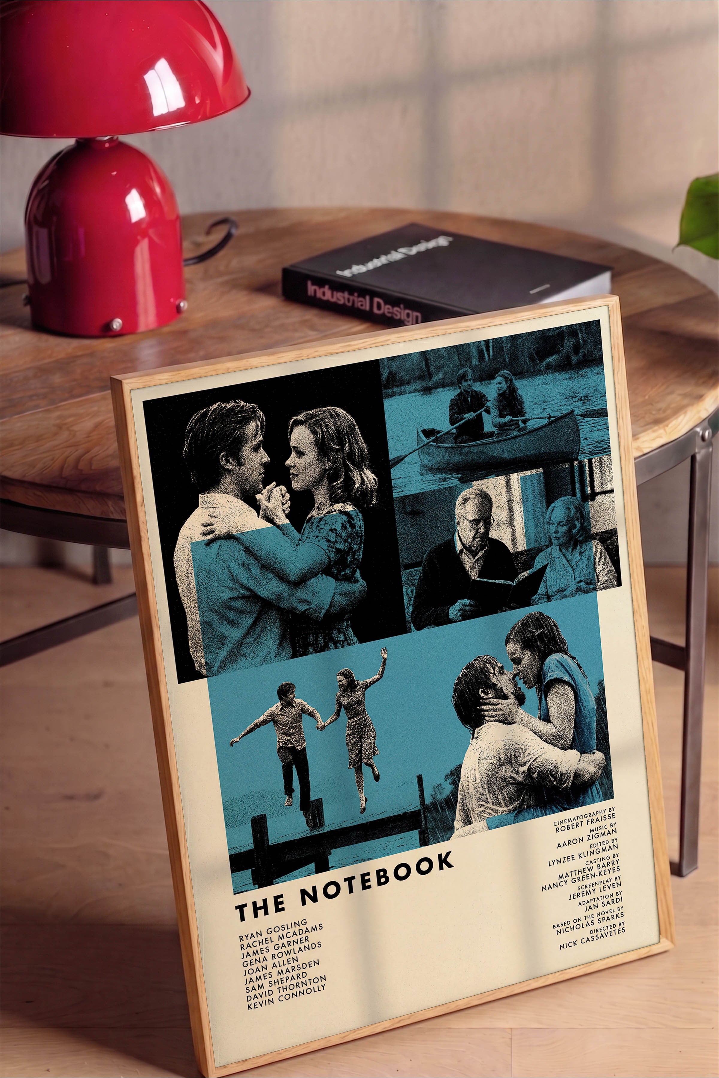 The Notebook Ahşap Çerçeveli Poster, Sinema ve Dizi Tablo, Film Dizi Afişleri NO:112825